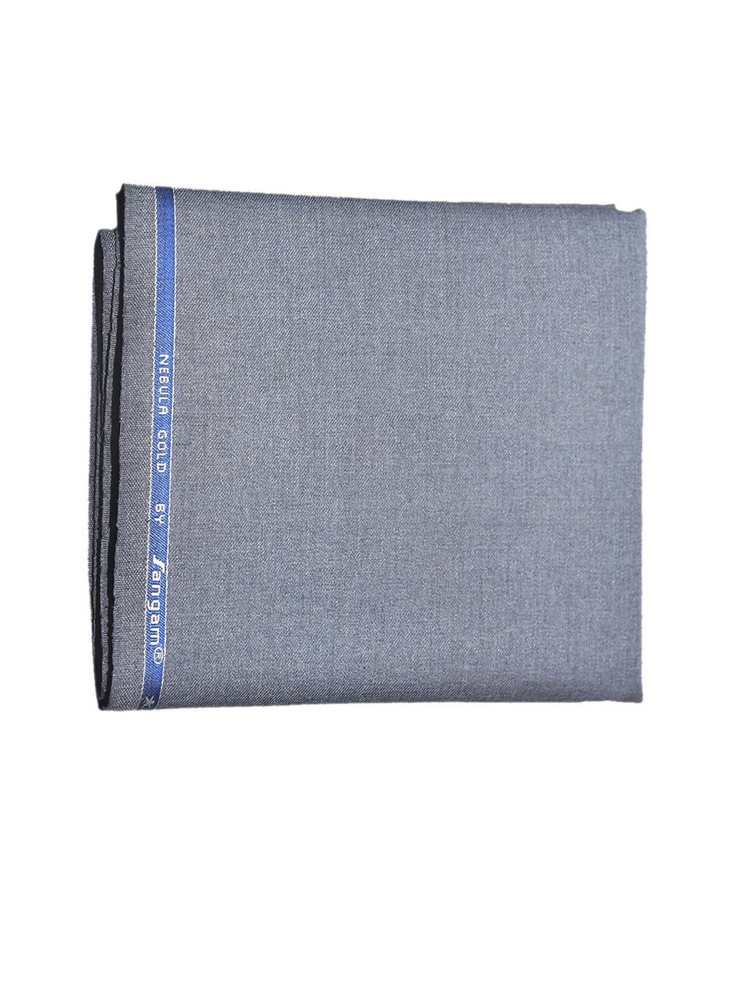

SANGAM Men Self Design Light Weight Trouser Fabric, Blue