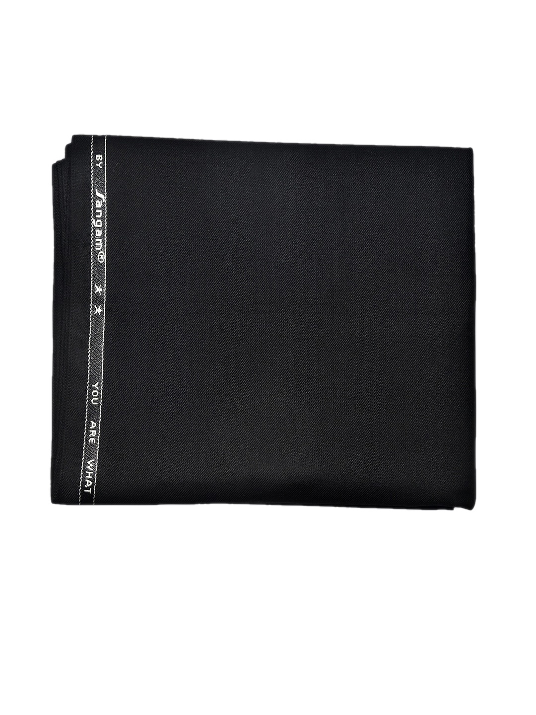 

SANGAM Men Self Design Light Weight Trouser Fabric, Black