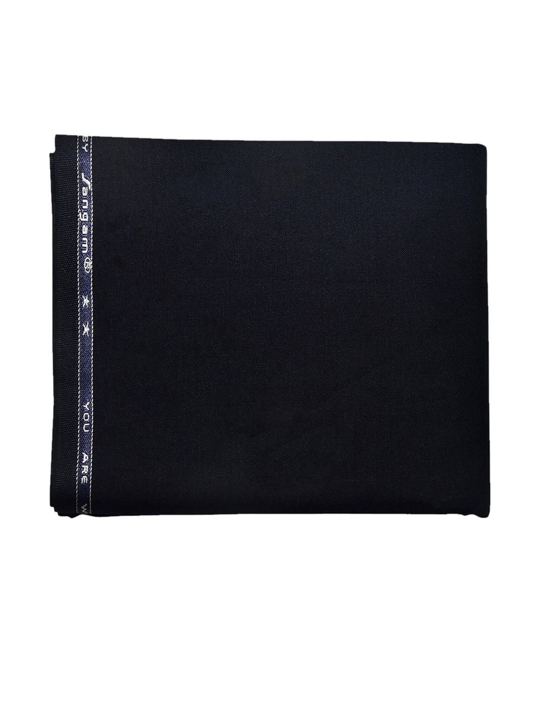 

SANGAM Men Self Design Light Weight Trouser Fabric, Navy blue