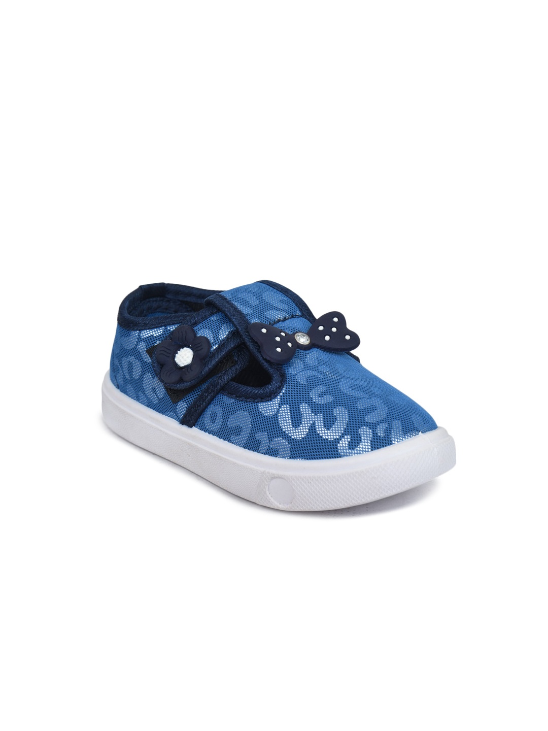 

Ajanta Girls Printed Lightweight Slip-On Sneakers, Blue