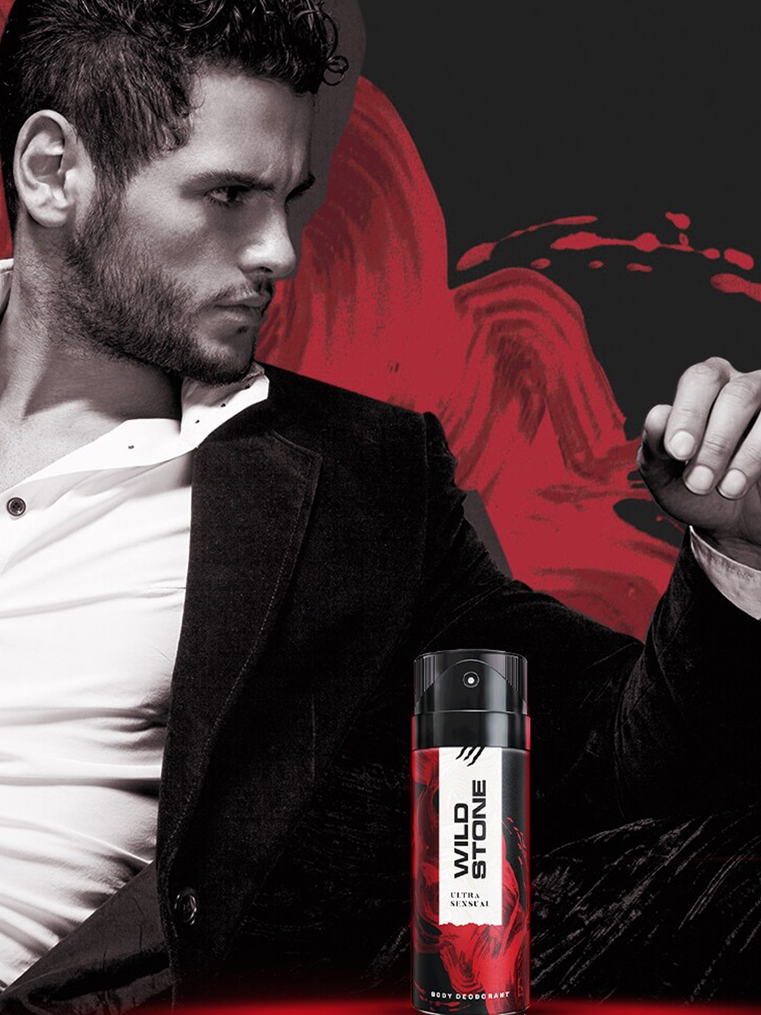 

Wild stone Men Ultra Sensual Deodorant - 225ml, Black