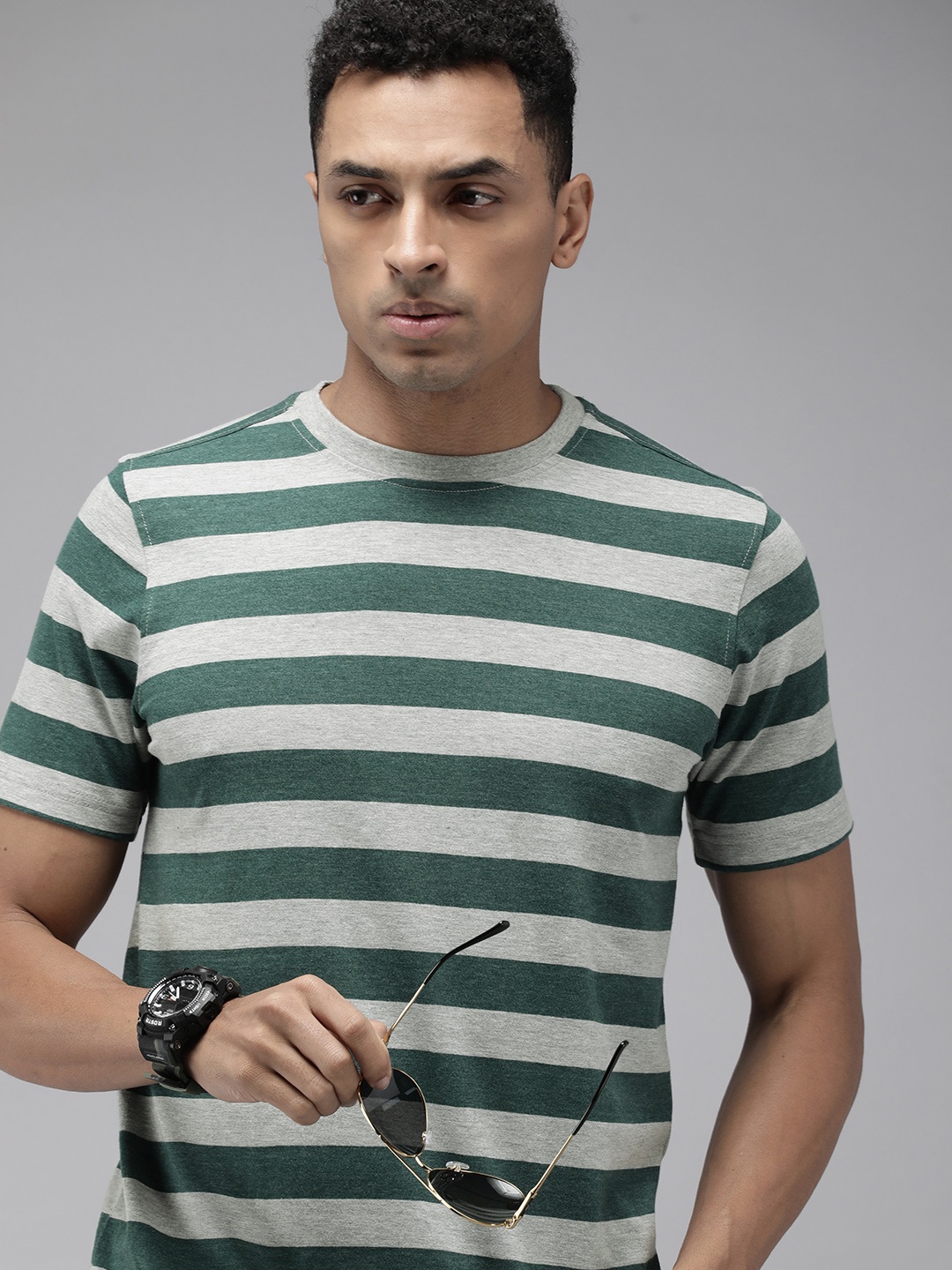 

Roadster Striped T-shirt, Green