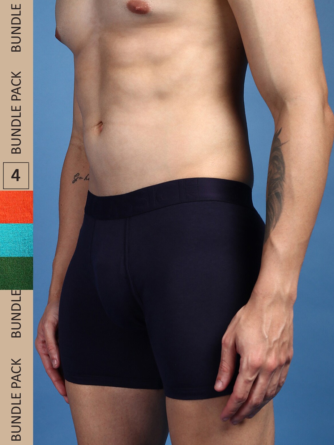 

ONN Men Pack Of 4 Assorted Anti-Microbial Trunks