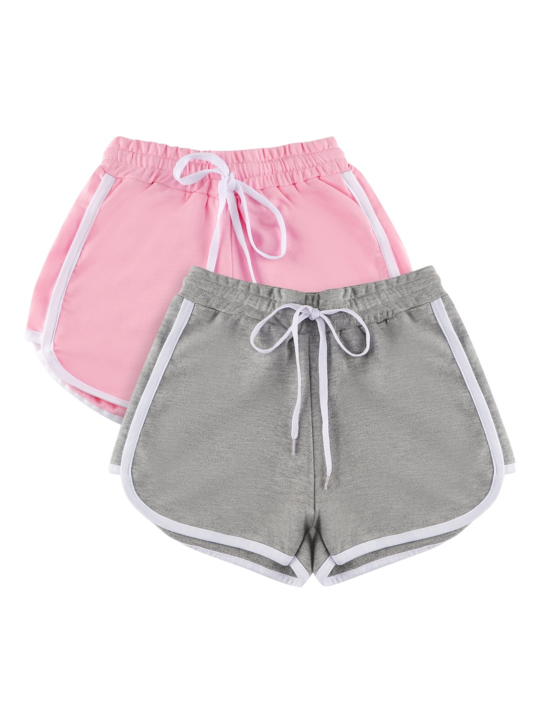 

Ninos Dreams Girls Pack Of 2 Regular Shorts, Pink