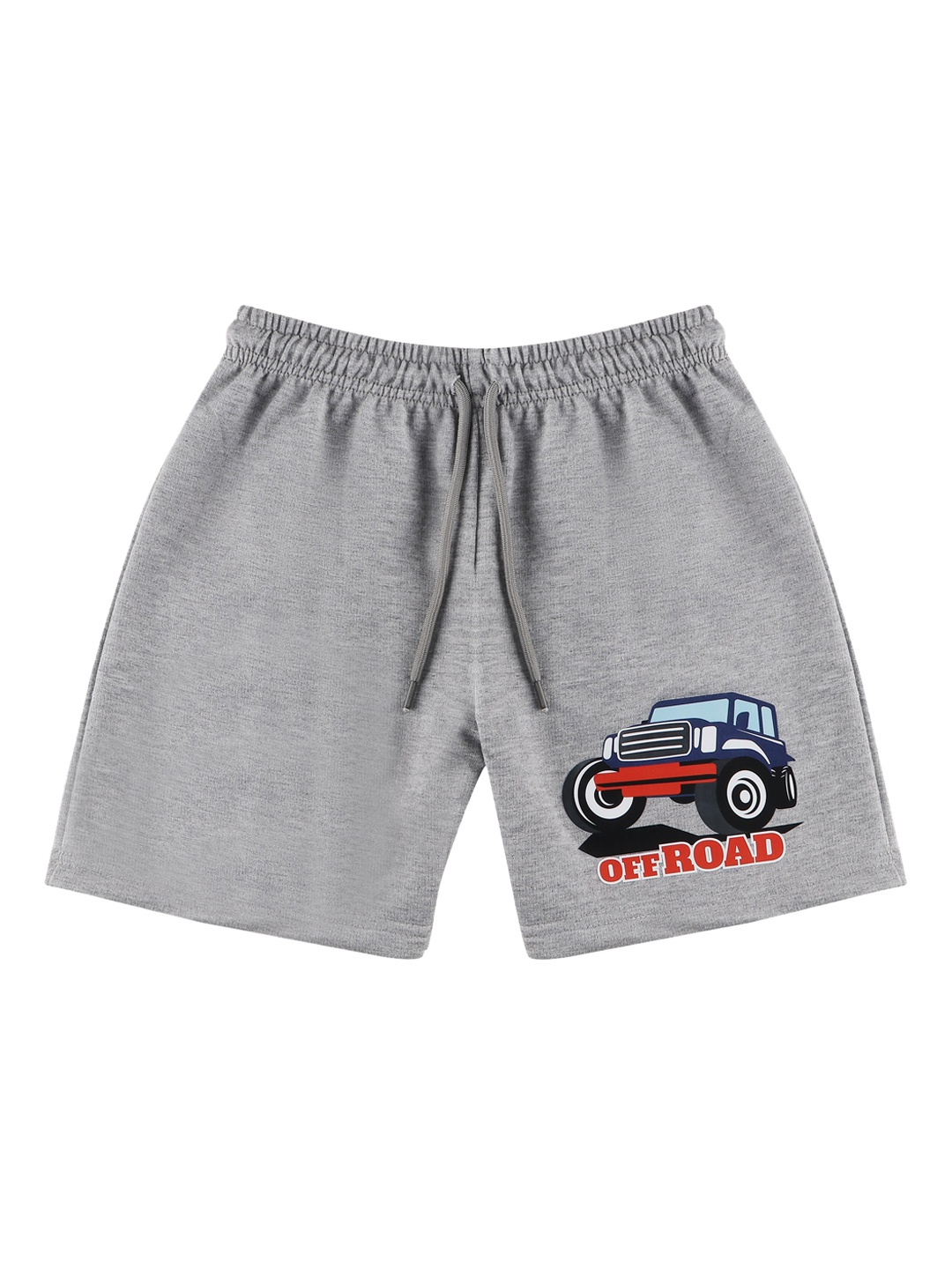 

Ninos Dreams Boys Graphic Printed Cotton Shorts, Grey