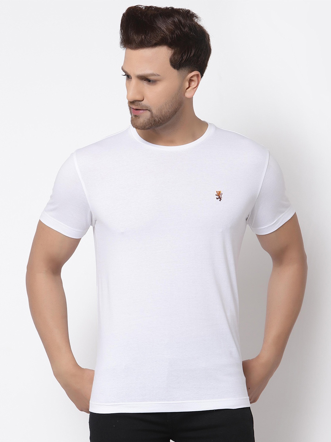 

Red Tape Round Neck Pure Cotton T-shirt, White