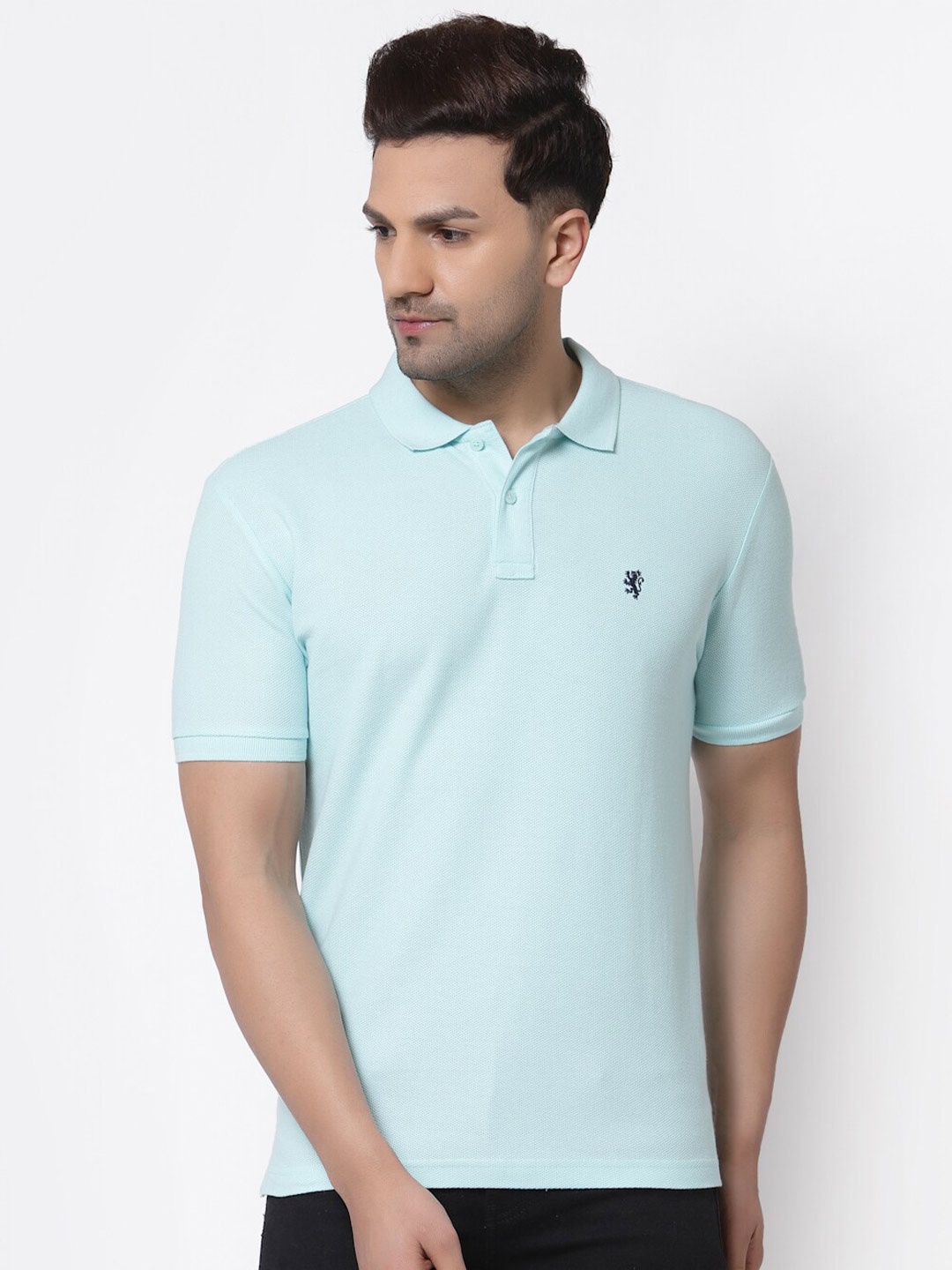 

Red Tape Polo Collar Pure Cotton T-shirt, Blue