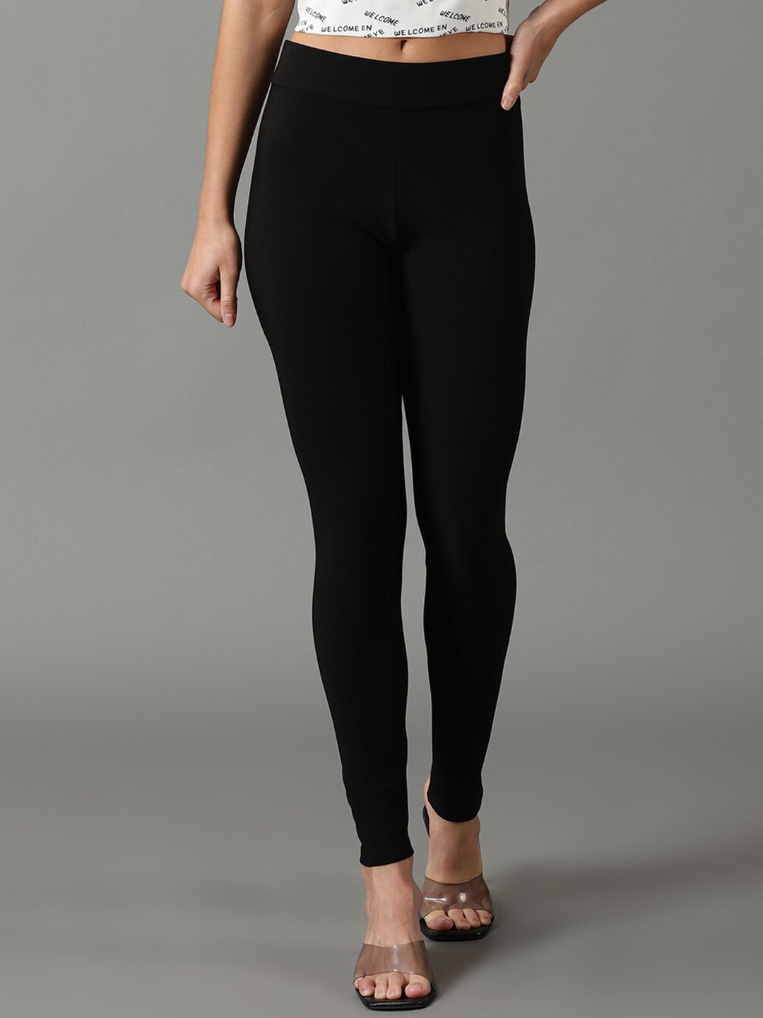

SHOWOFF Women Ankle Length Leggings, Black