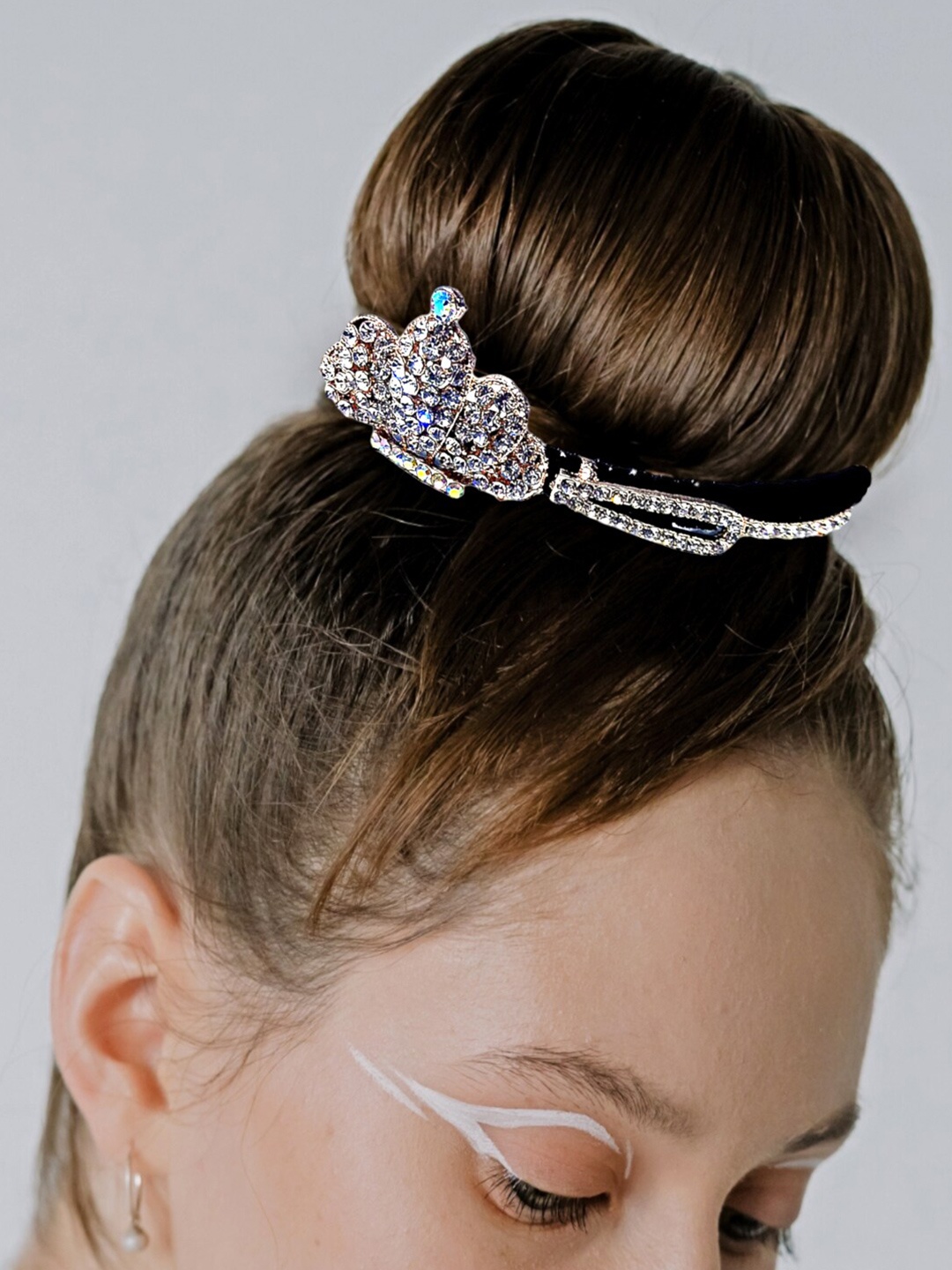 

Proplady Women Zircon Embellished Hairband, Gold