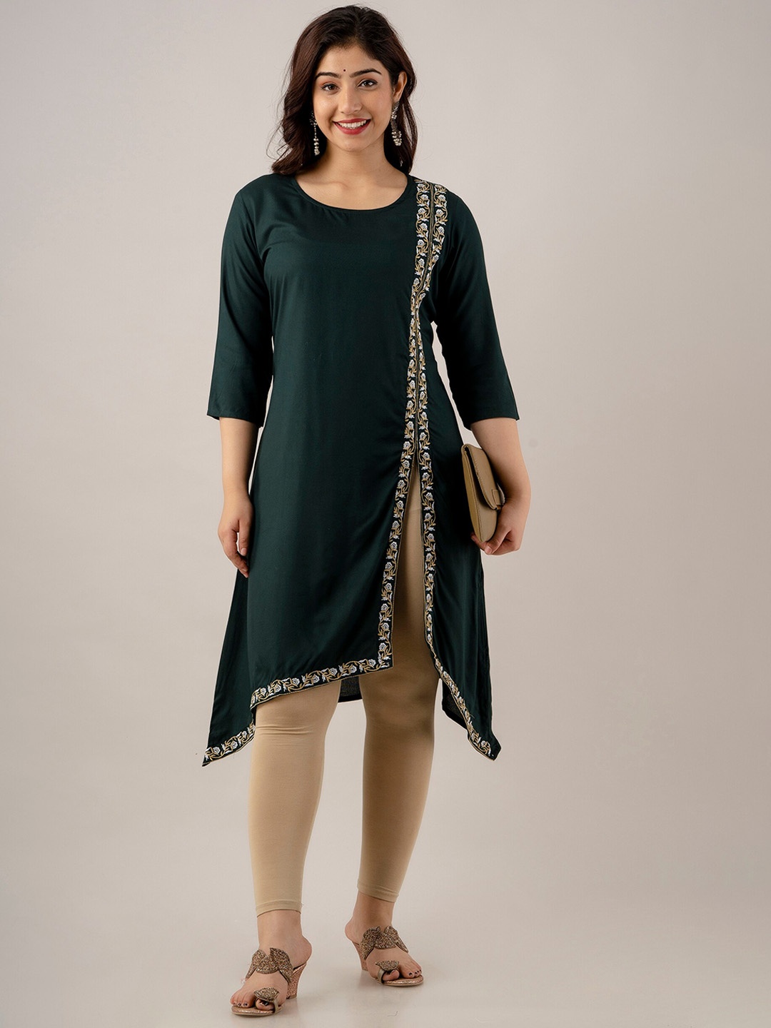 

Glorious Women Green Kurta