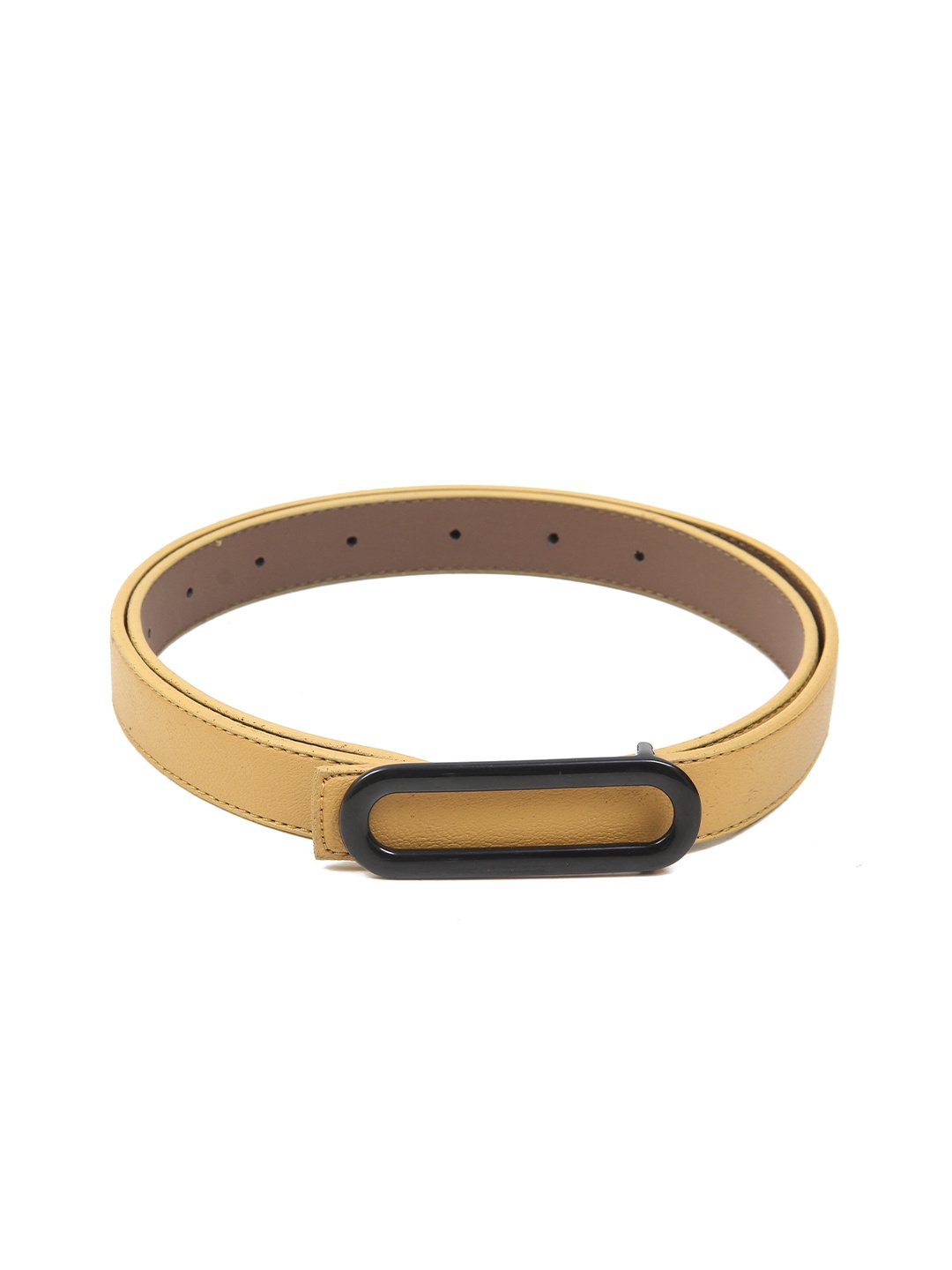 

Calvadoss Girls Textured Slim Belt, Mustard