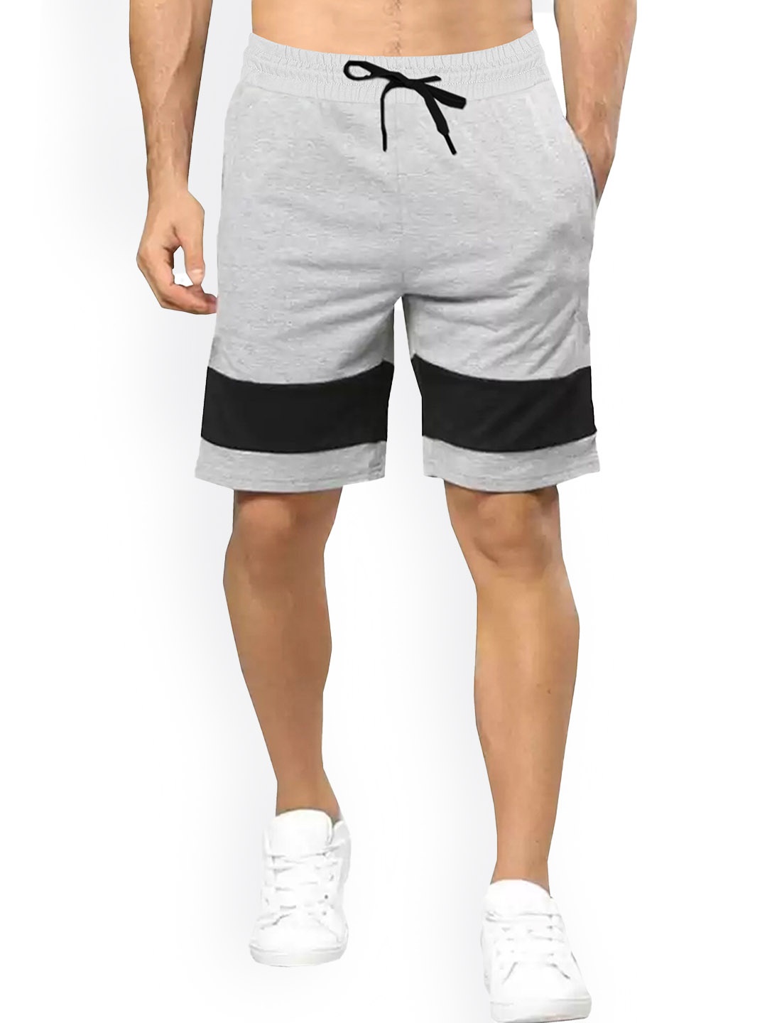 

TRIPR Men Mid Rise Regular Fit Shorts, Grey