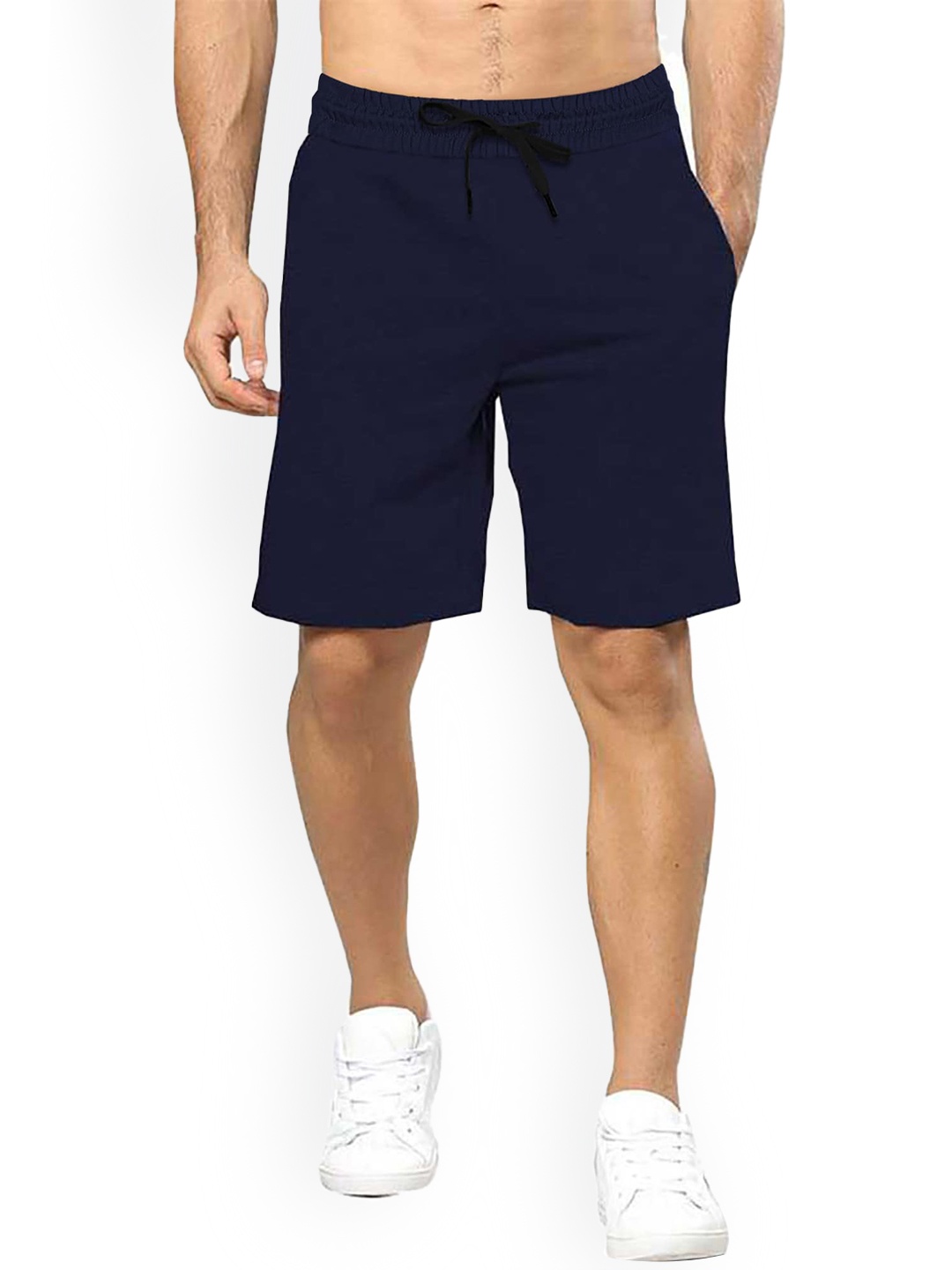 

TRIPR Men Mid-Rise Regular Shorts, Navy blue