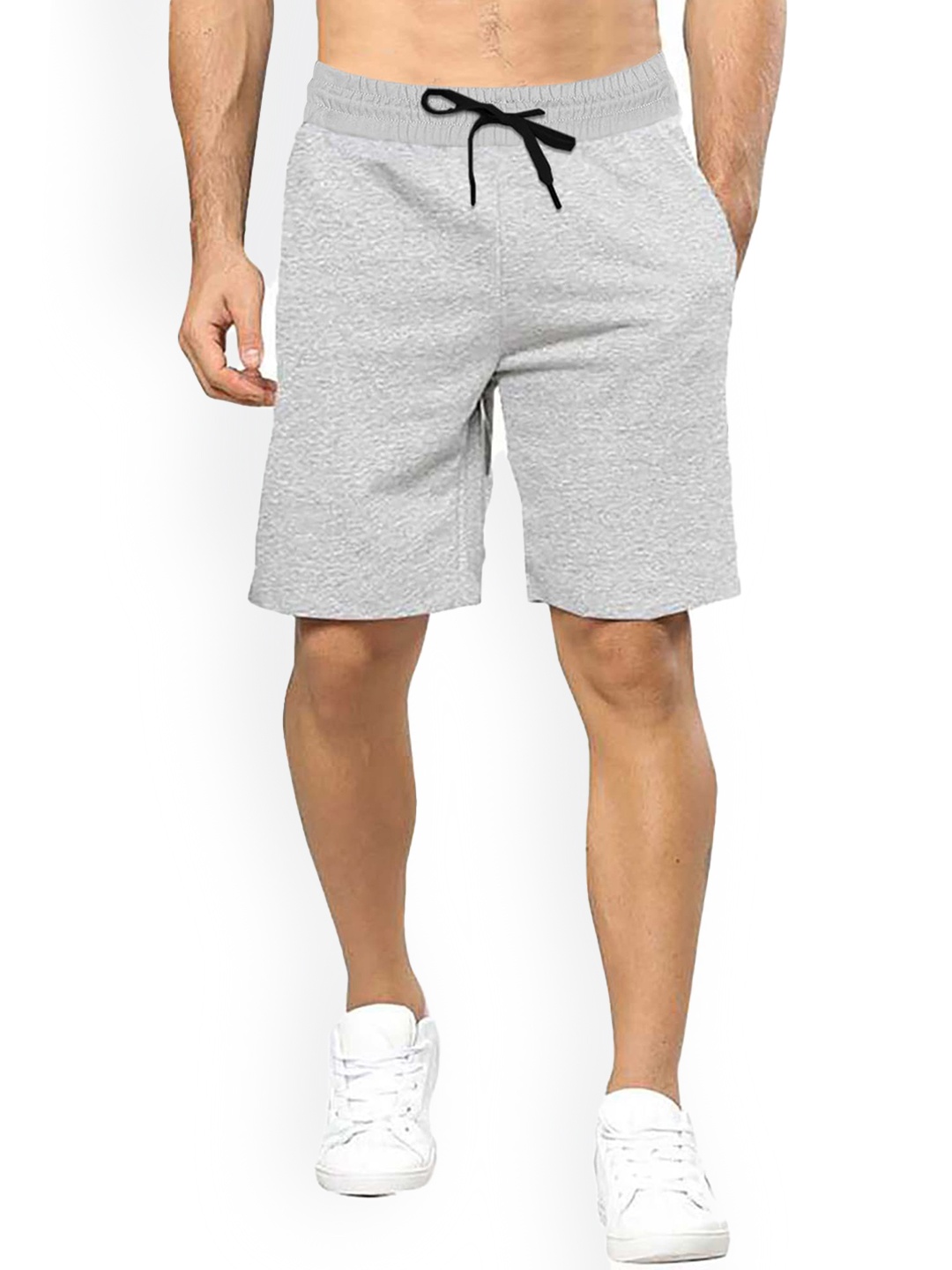 

TRIPR Men Mid-Rise Cotton Regular Shorts, Grey