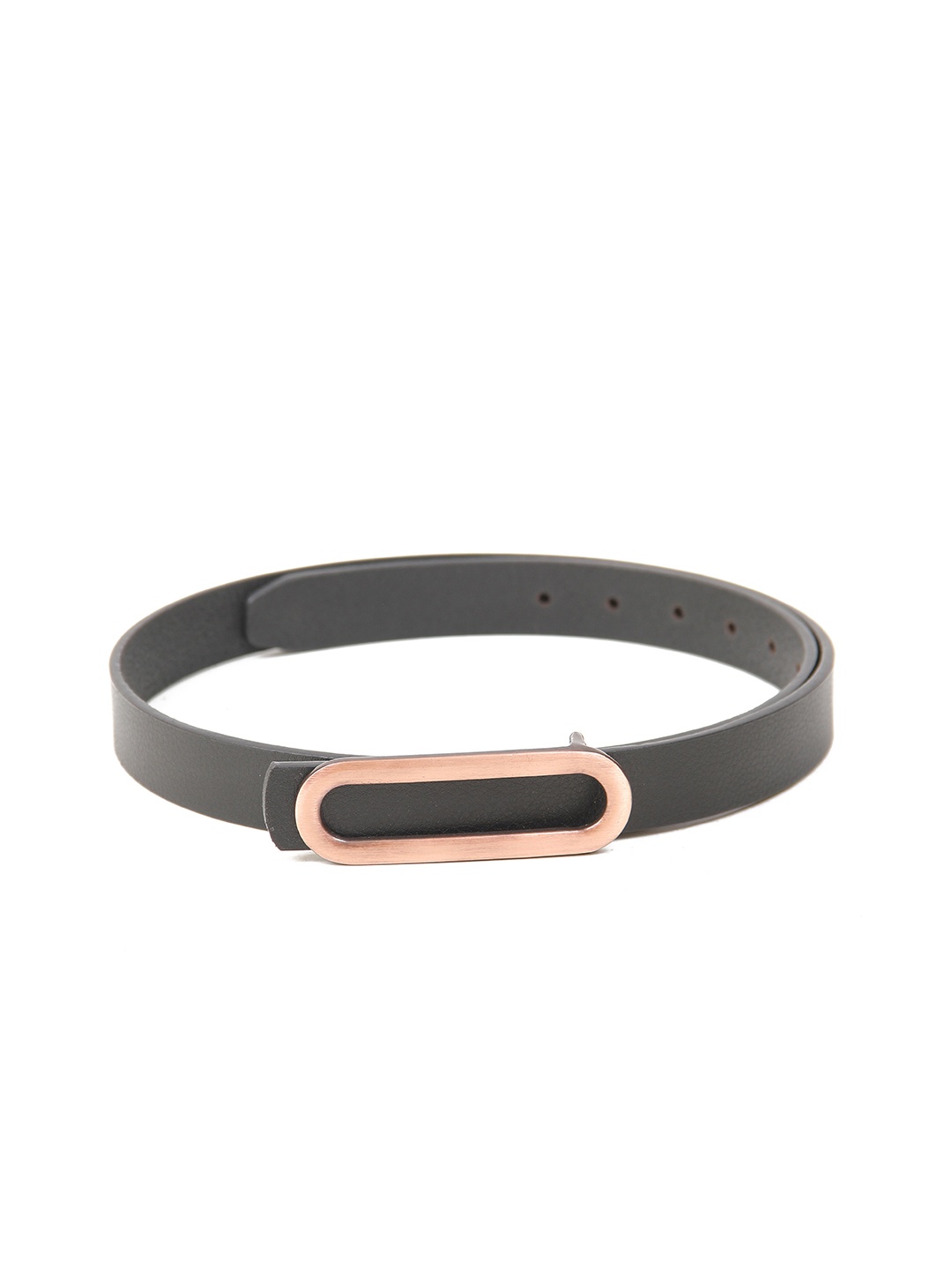 

Calvadoss Women Textured Leather Belt, Black