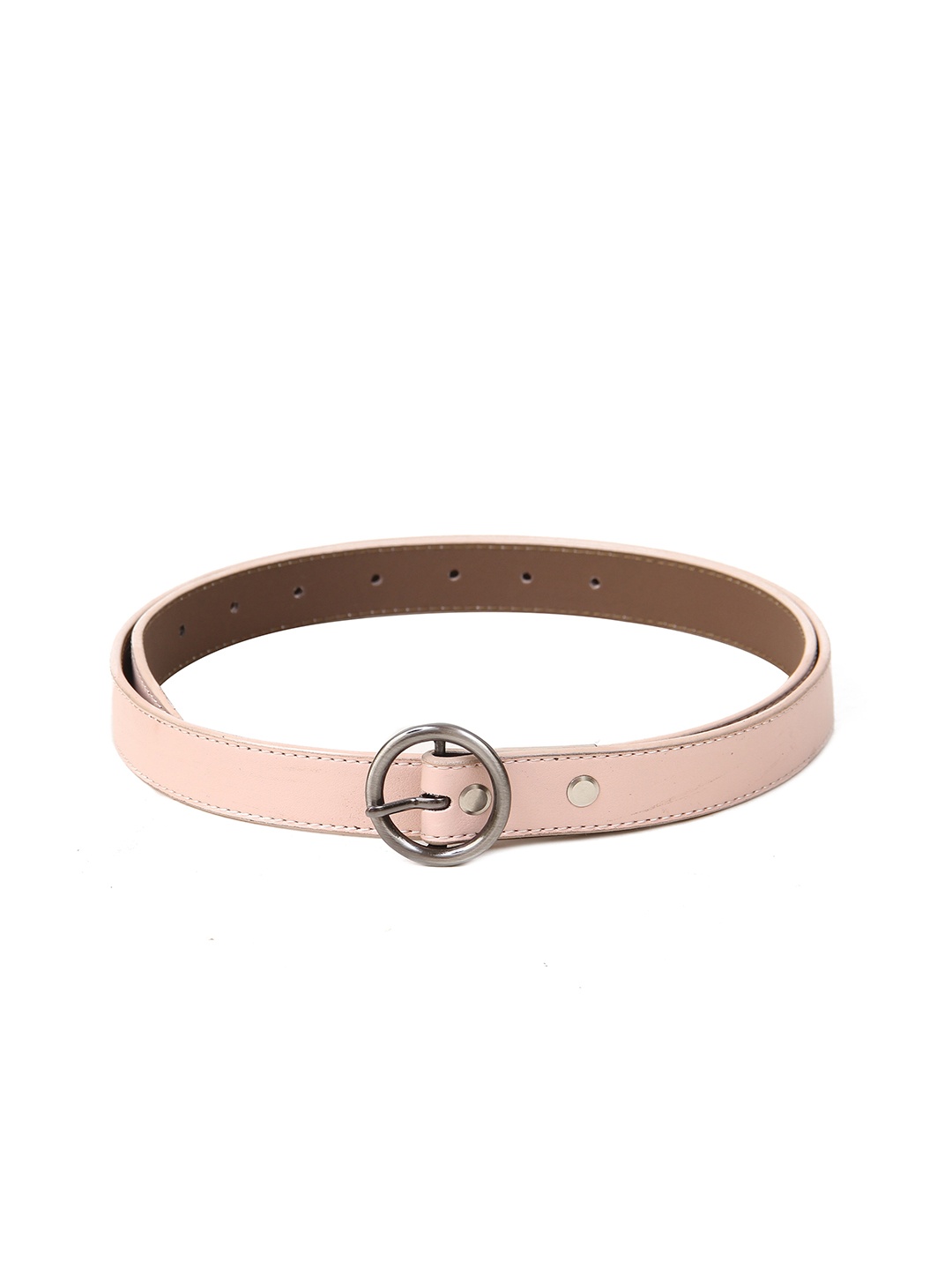 

Calvadoss Textured Slim Belt, Rose
