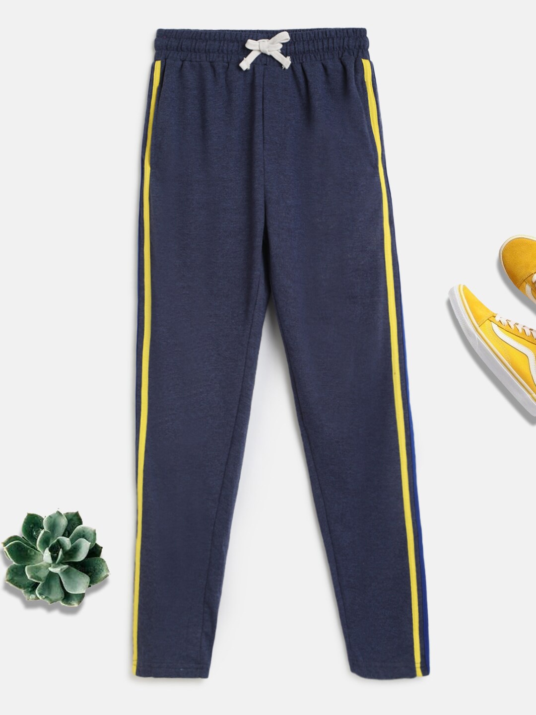 

Lil Tomatoes Boys Side Panel Detail Breathable Track Pants, Blue