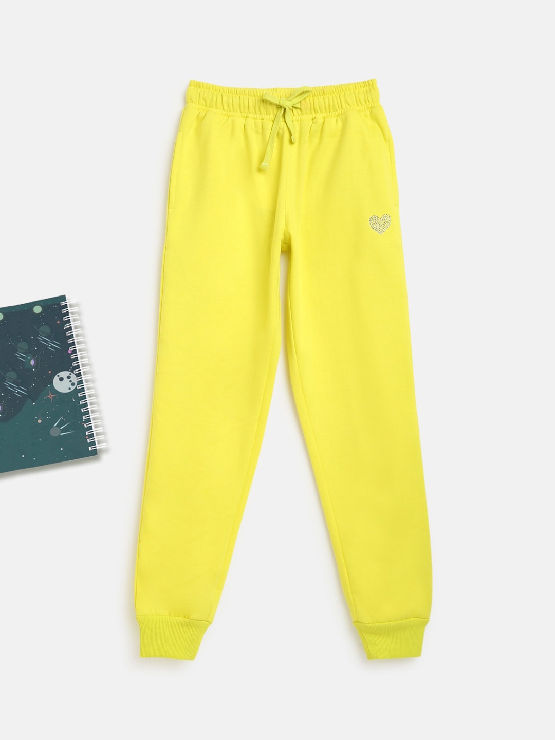 

Lil Tomatoes Girls Mid Rise Track Pants, Green