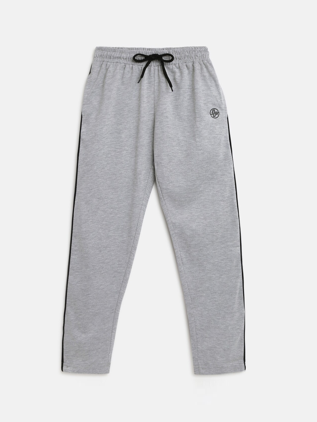 

Lil Tomatoes Boys Mid Rise Track Pants, Grey melange