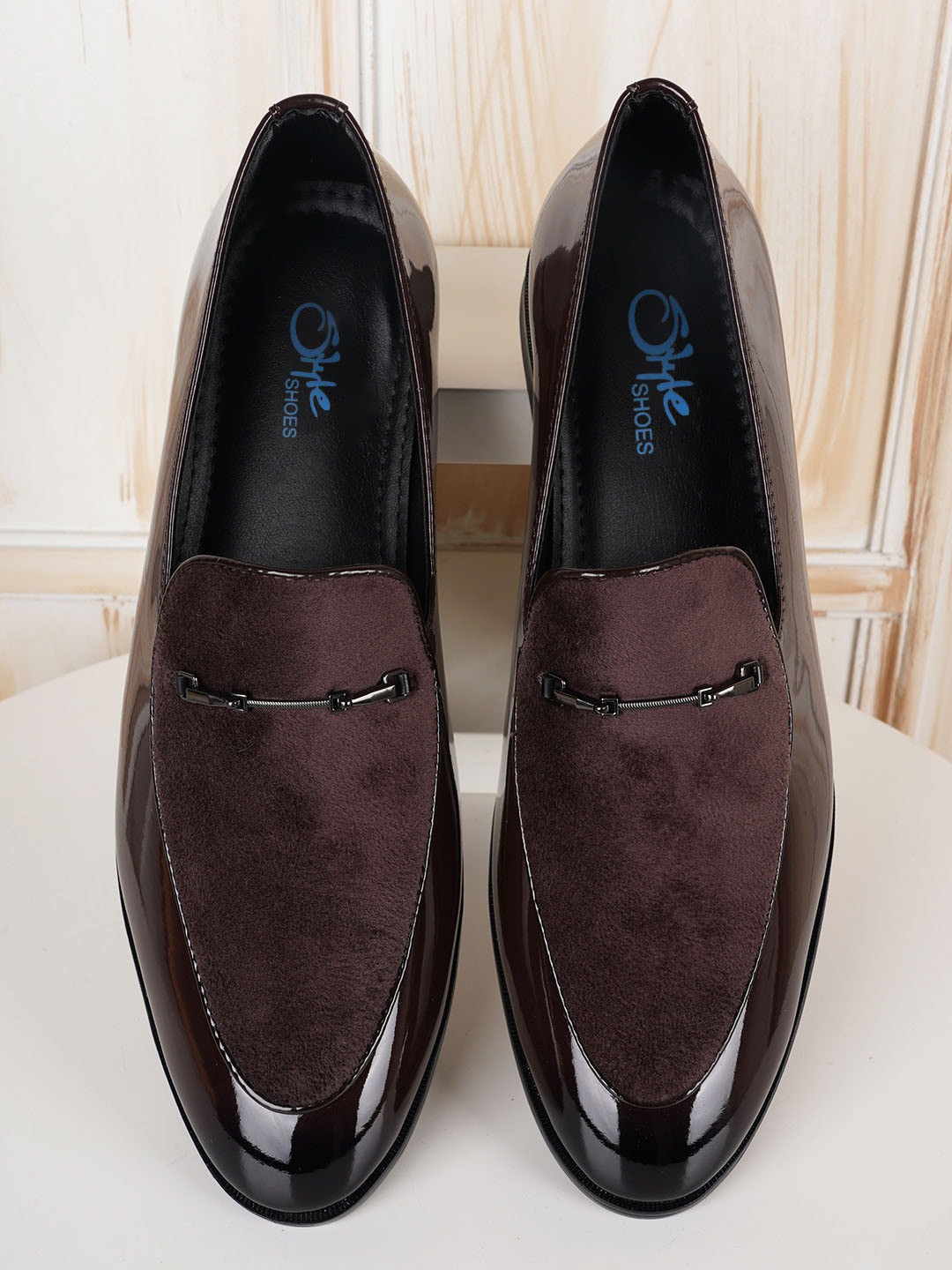 

Style Shoes Men Slip On Formal Loafers, Brown