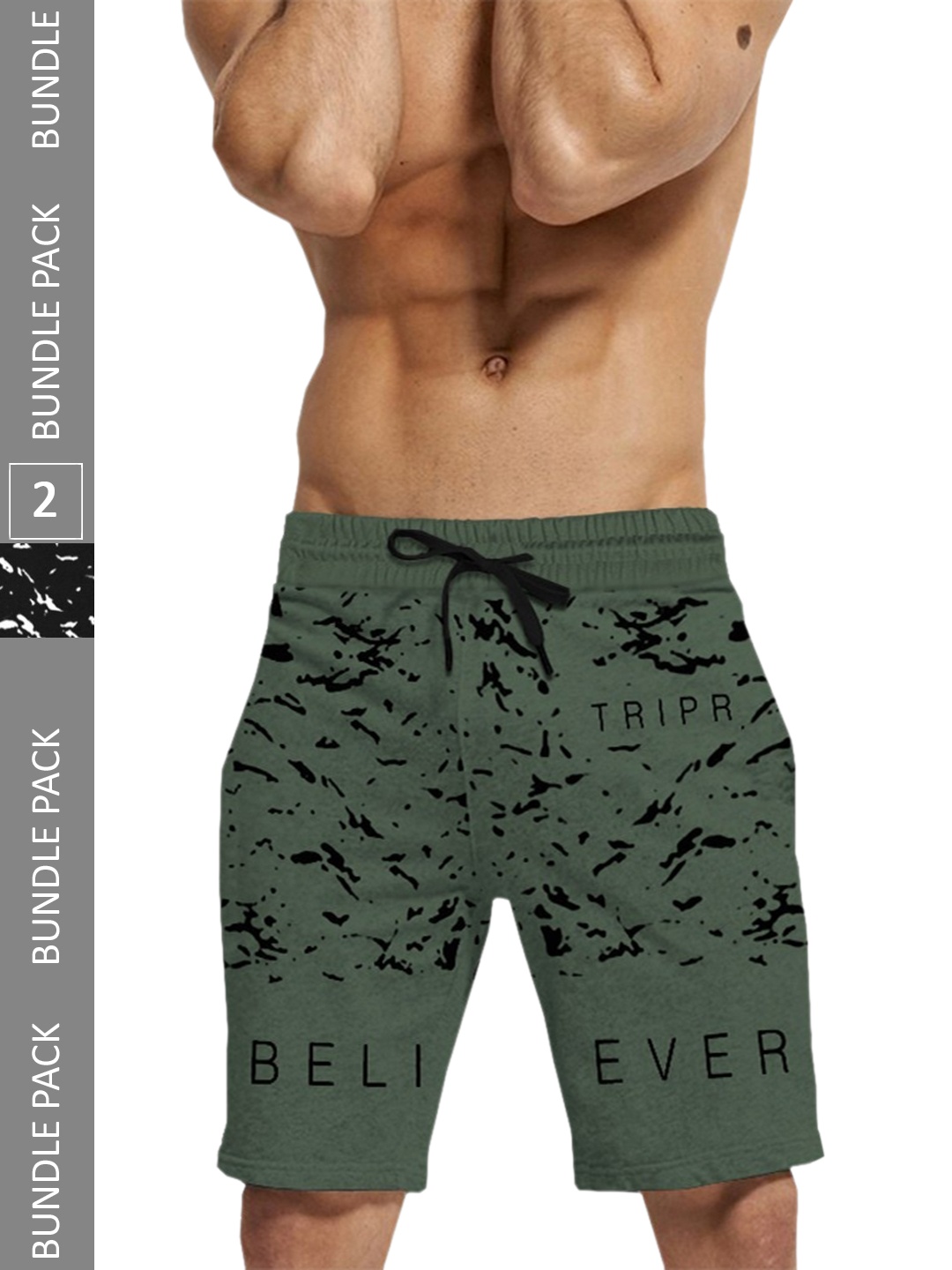 

TRIPR Men Pack Of 2 Printed Shorts, Multi