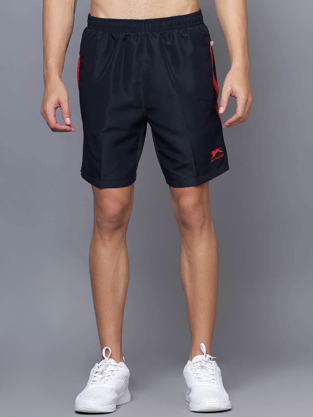 

Shiv Naresh Men Rapid-Dry Technology Sports Shorts, Black