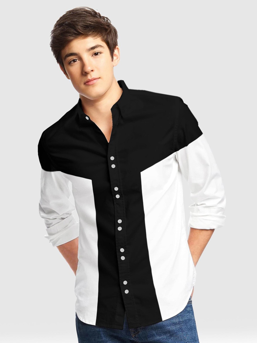 

TRIPR Boys Black Opaque Casual Shirt
