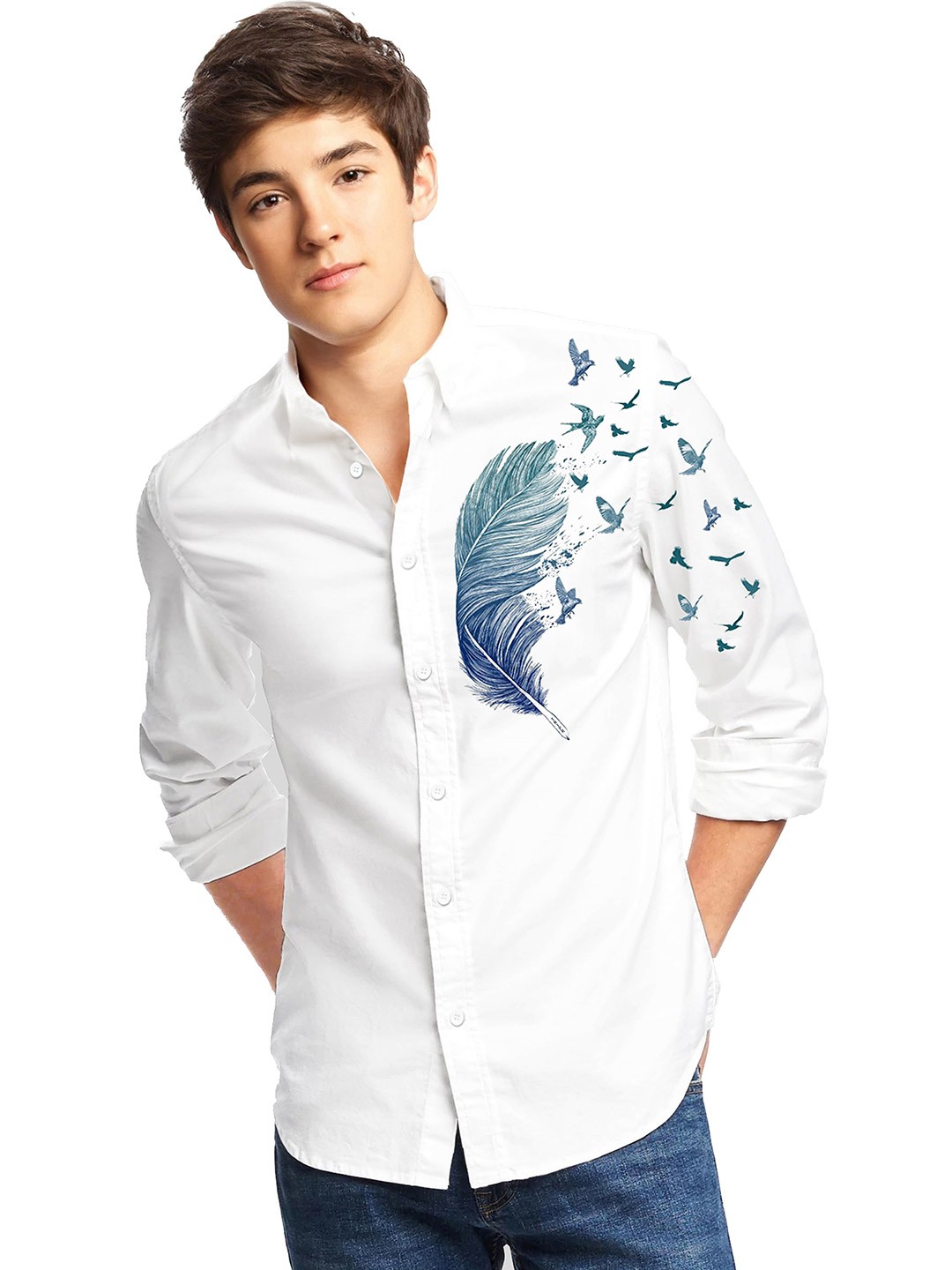 

TRIPR Boys White Opaque Casual Shirt