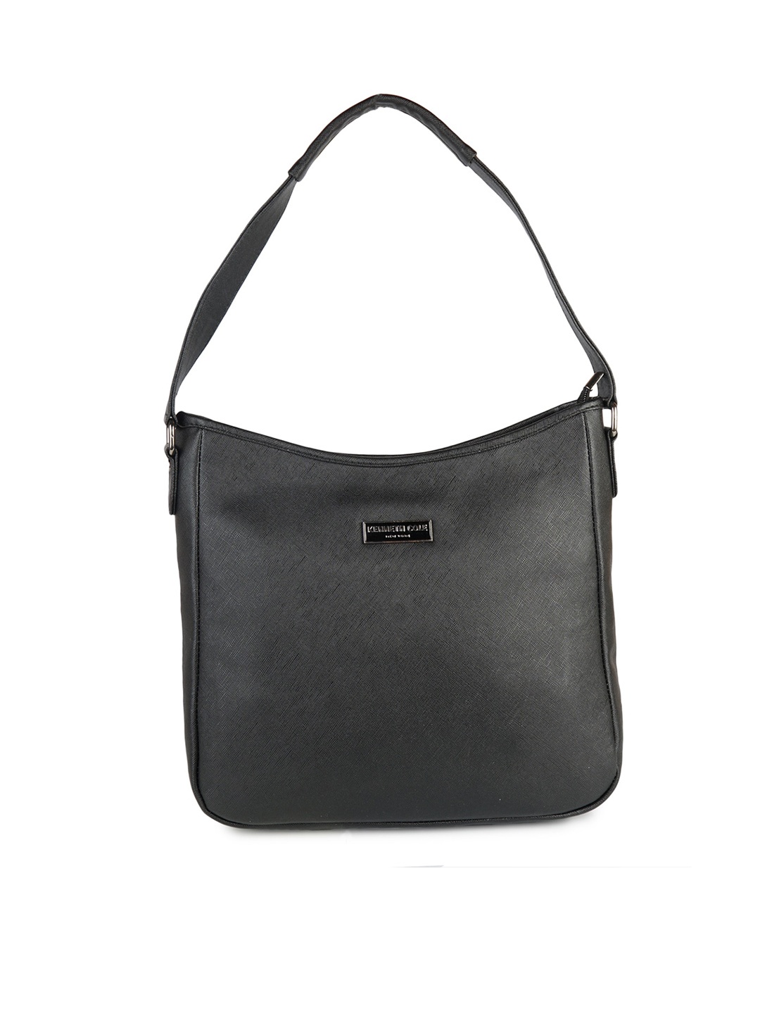 Kenneth Cole PU Structured Hobo Bag, Black