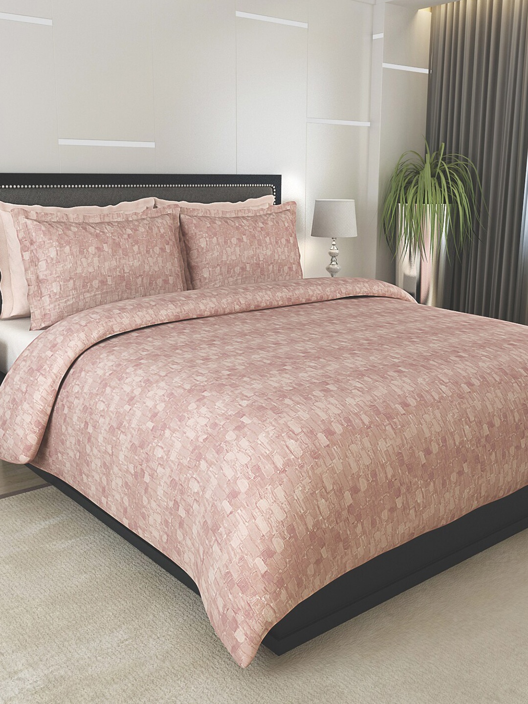 

GM Peach-Coloured AC Room Cotton 150 GSM Double Bed Comforter