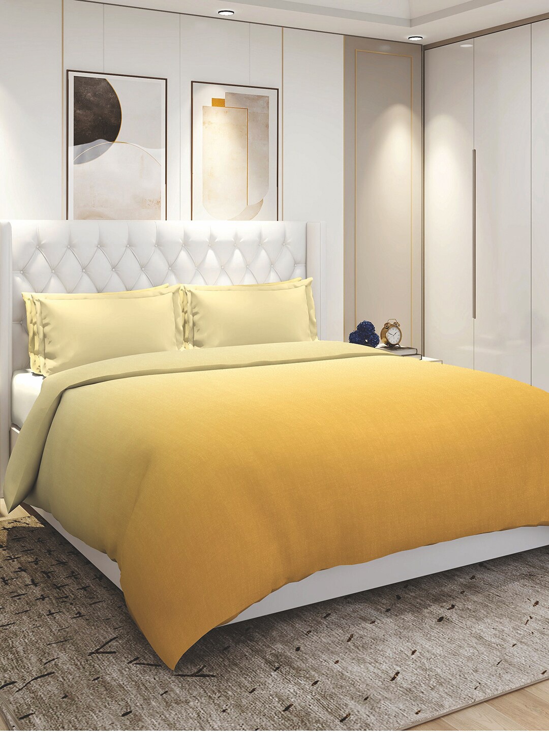 

GM Yellow AC Room 150 GSM Double Bed Comforter