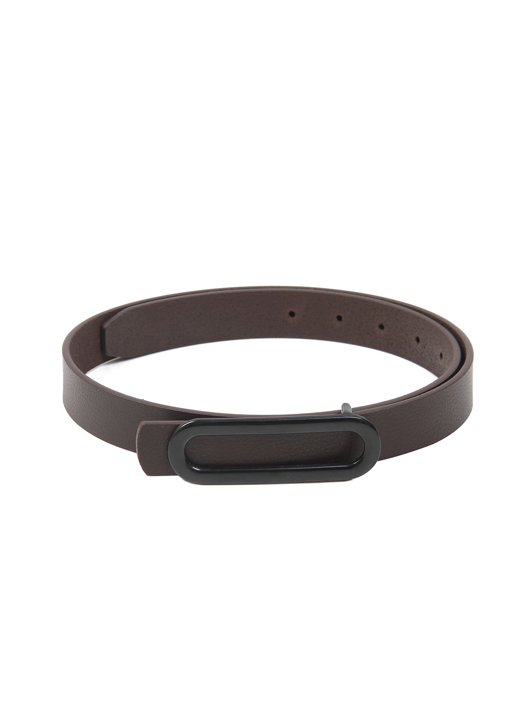 

Calvadoss Girls Textured Leather Belt, Brown