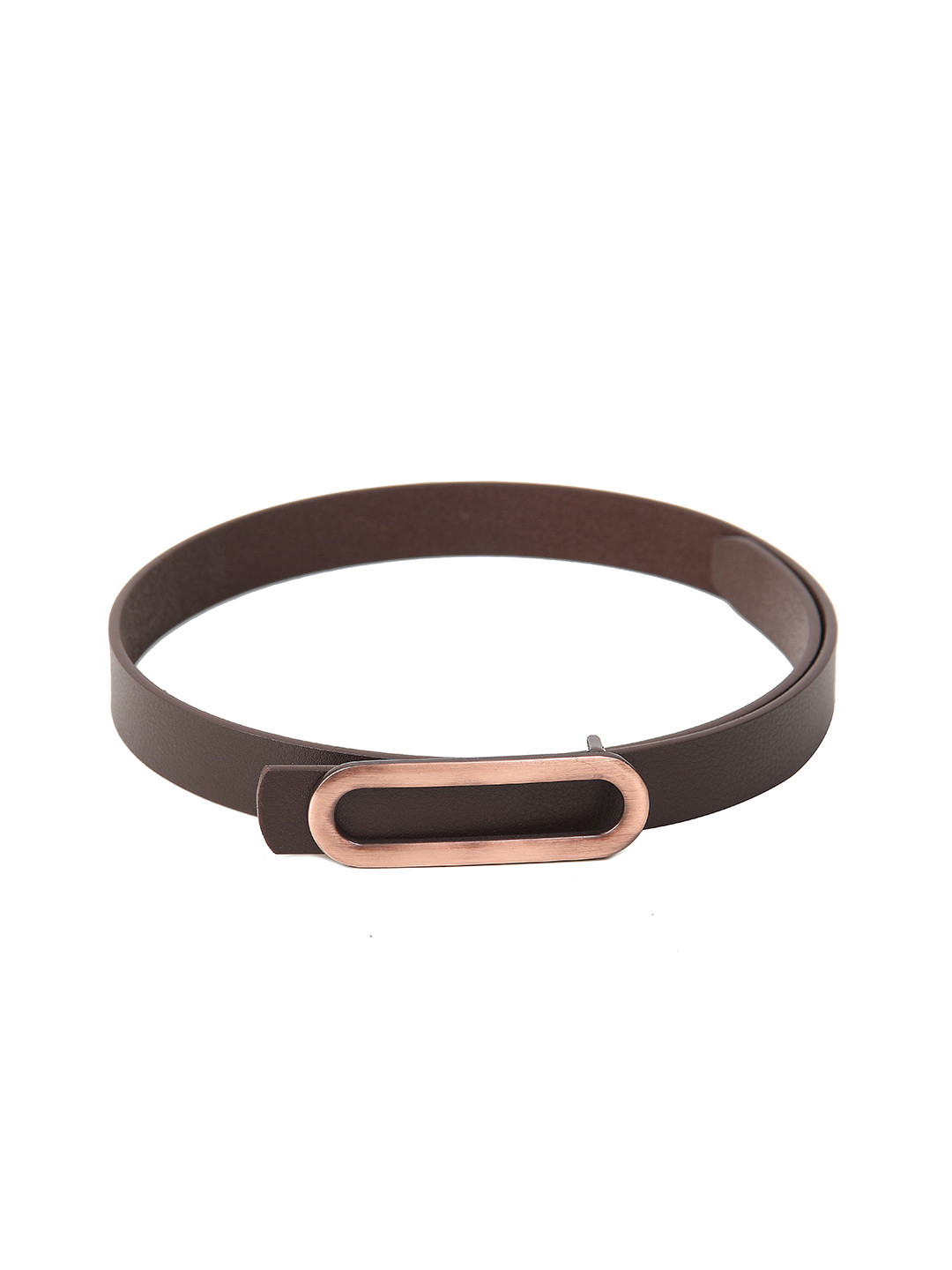 

Calvadoss Girls Textured Leather Belt, Brown