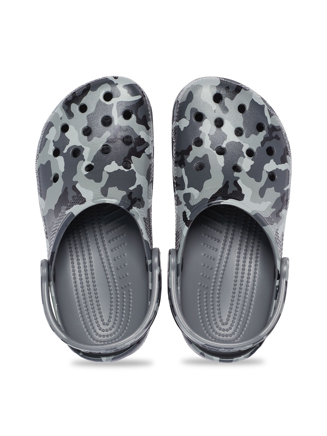 

Crocs Printed Croslite Clogs, Grey