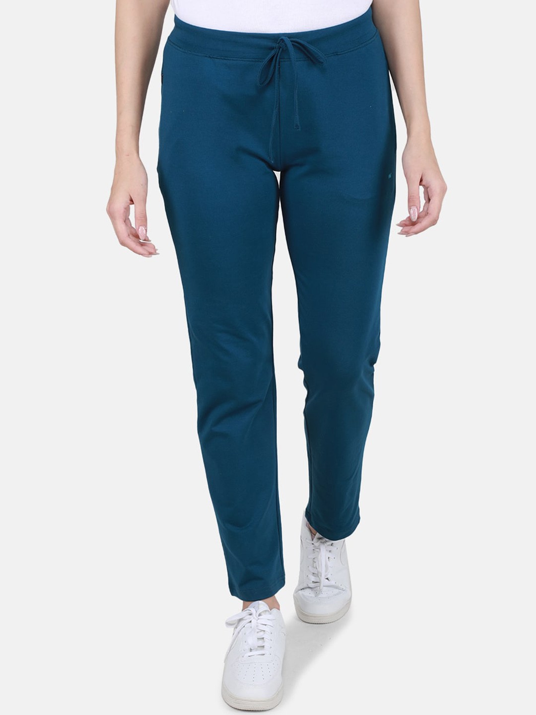 

Monte Carlo Women Regular Fit Cotton Track Pants, Blue