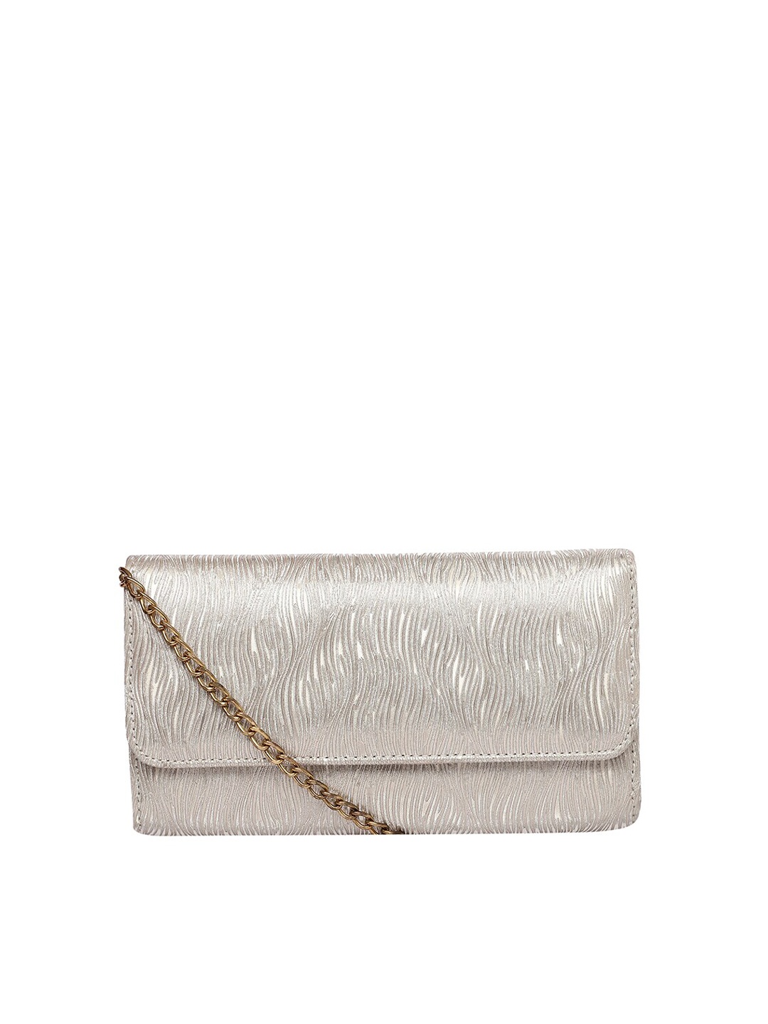 

Marie Claire Gold-Toned Synthetic Envelope Clutch With Shoulder Strap