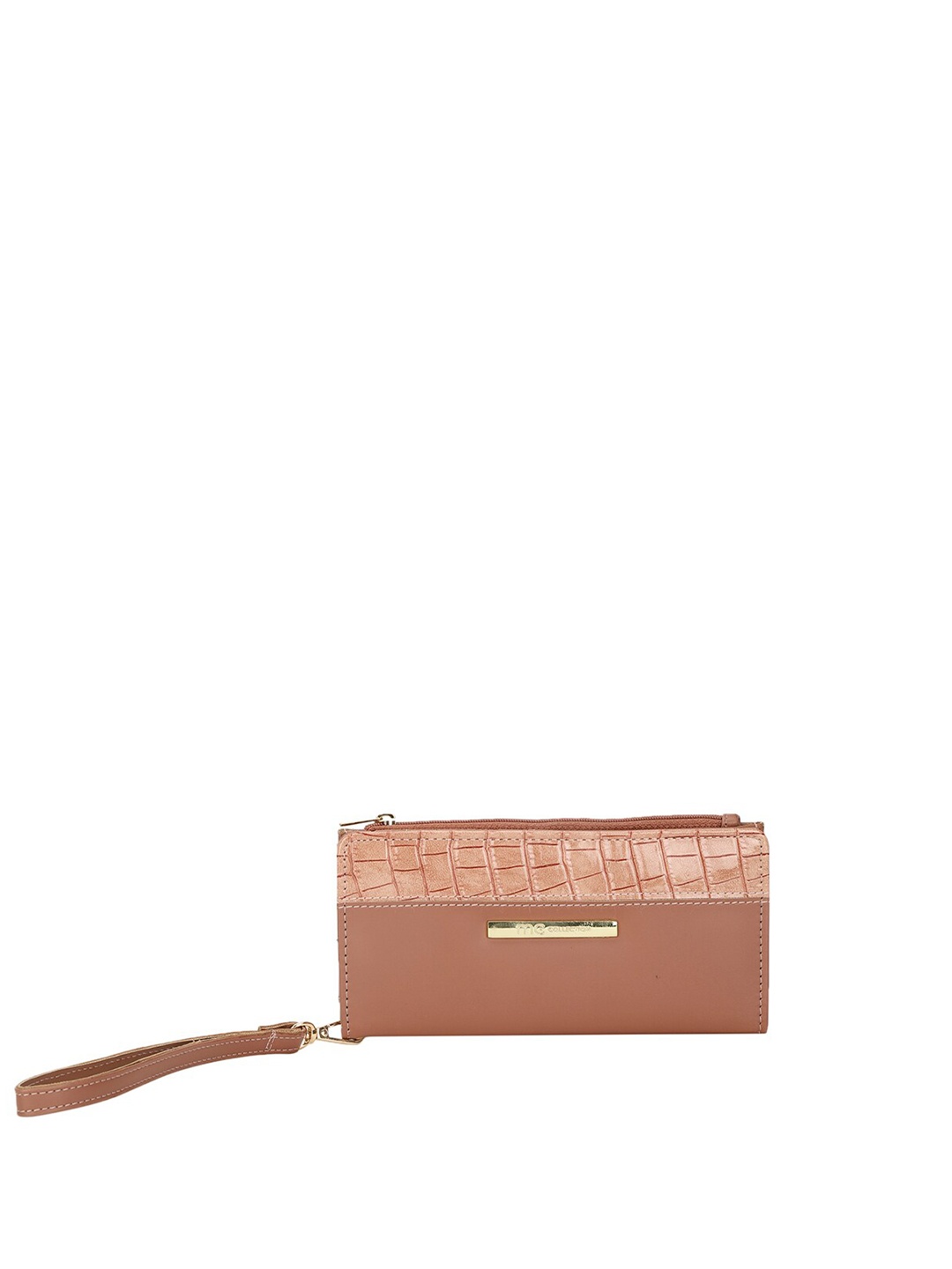 

Marie Claire Textured Synthetic Purse Clutch With Wrist Loop, Pink