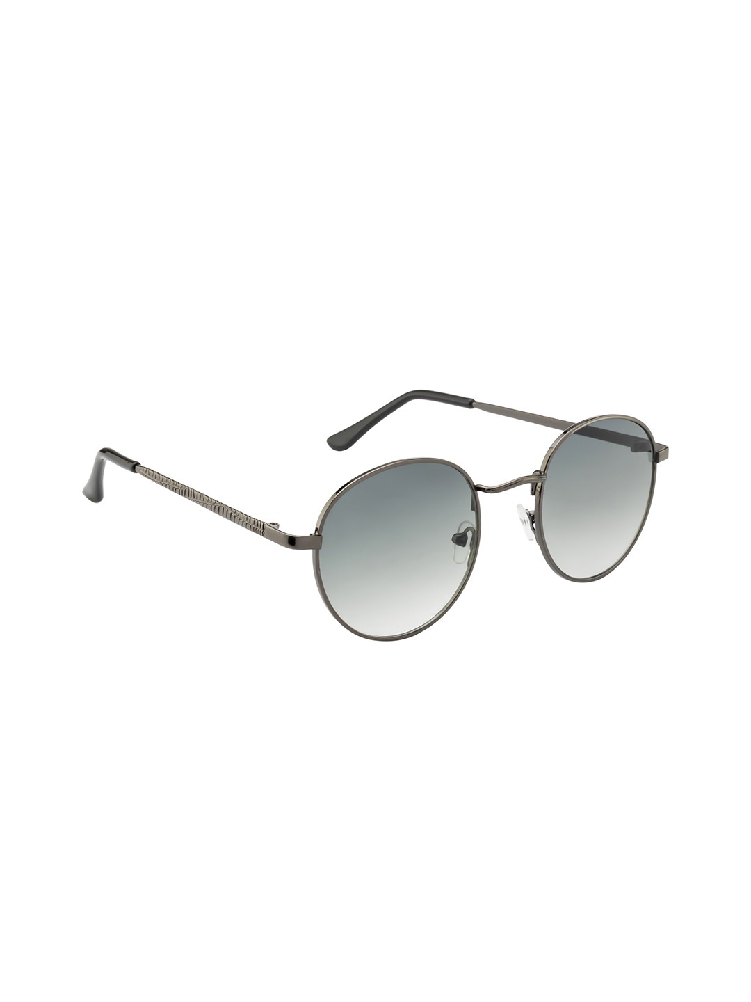

Roadster Green Lens & Gunmetal-Toned Oval Sunglasses with UV Protected RD-M22556, Grey