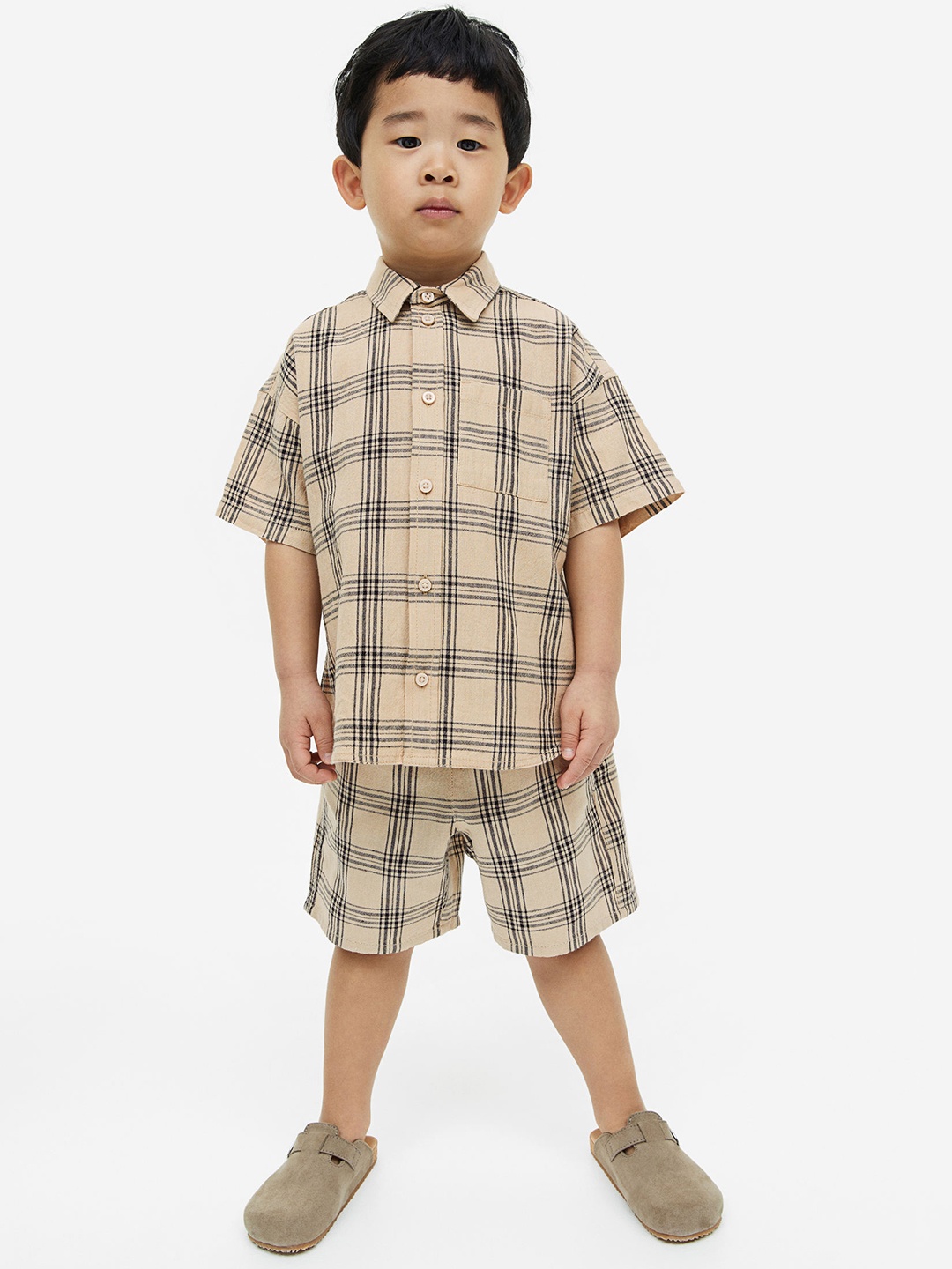 

H&M Boys Pull-On Shorts, Beige