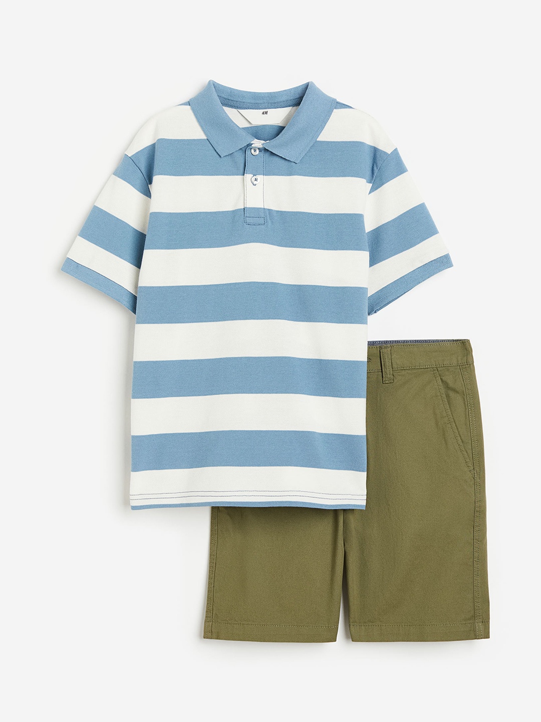 

H&M Boys 2-Piece Cotton Set, Blue