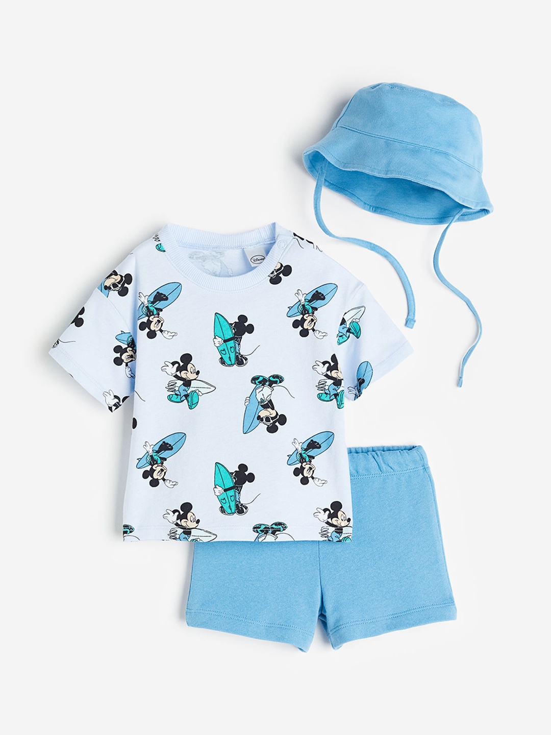 

H&M Boys 3-Piece Cotton Set, Blue