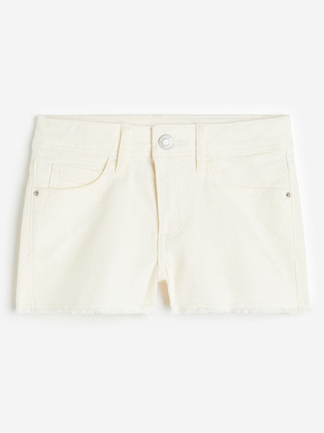 

H&M Girls Twill Shorts, White