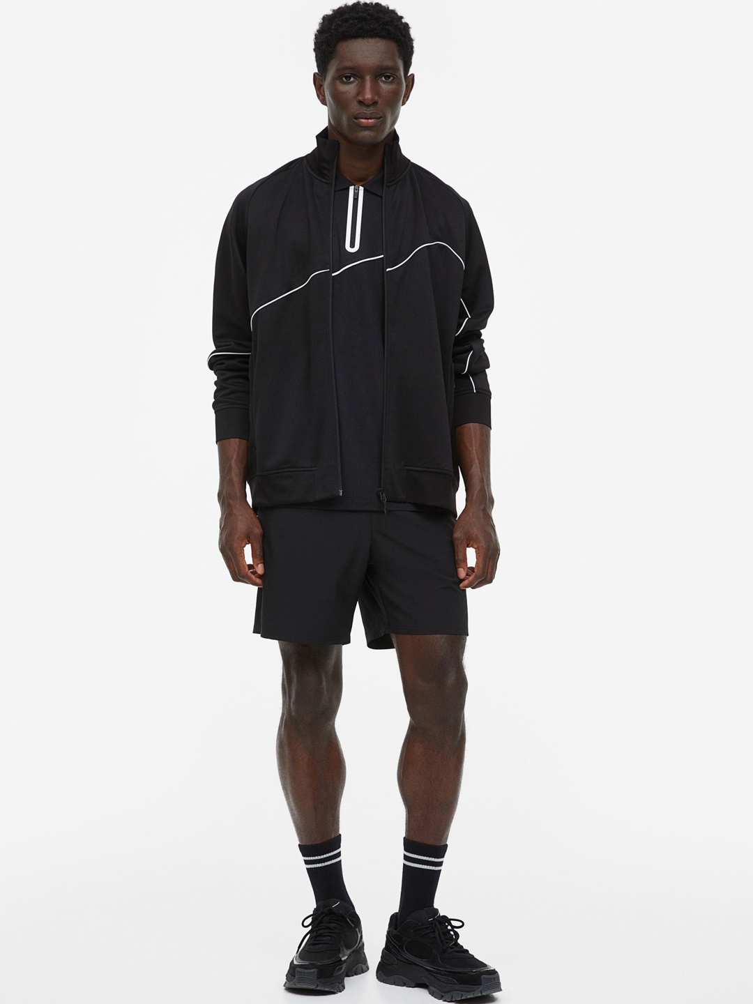 

H&M Men DryMove Tennis Shorts, Black