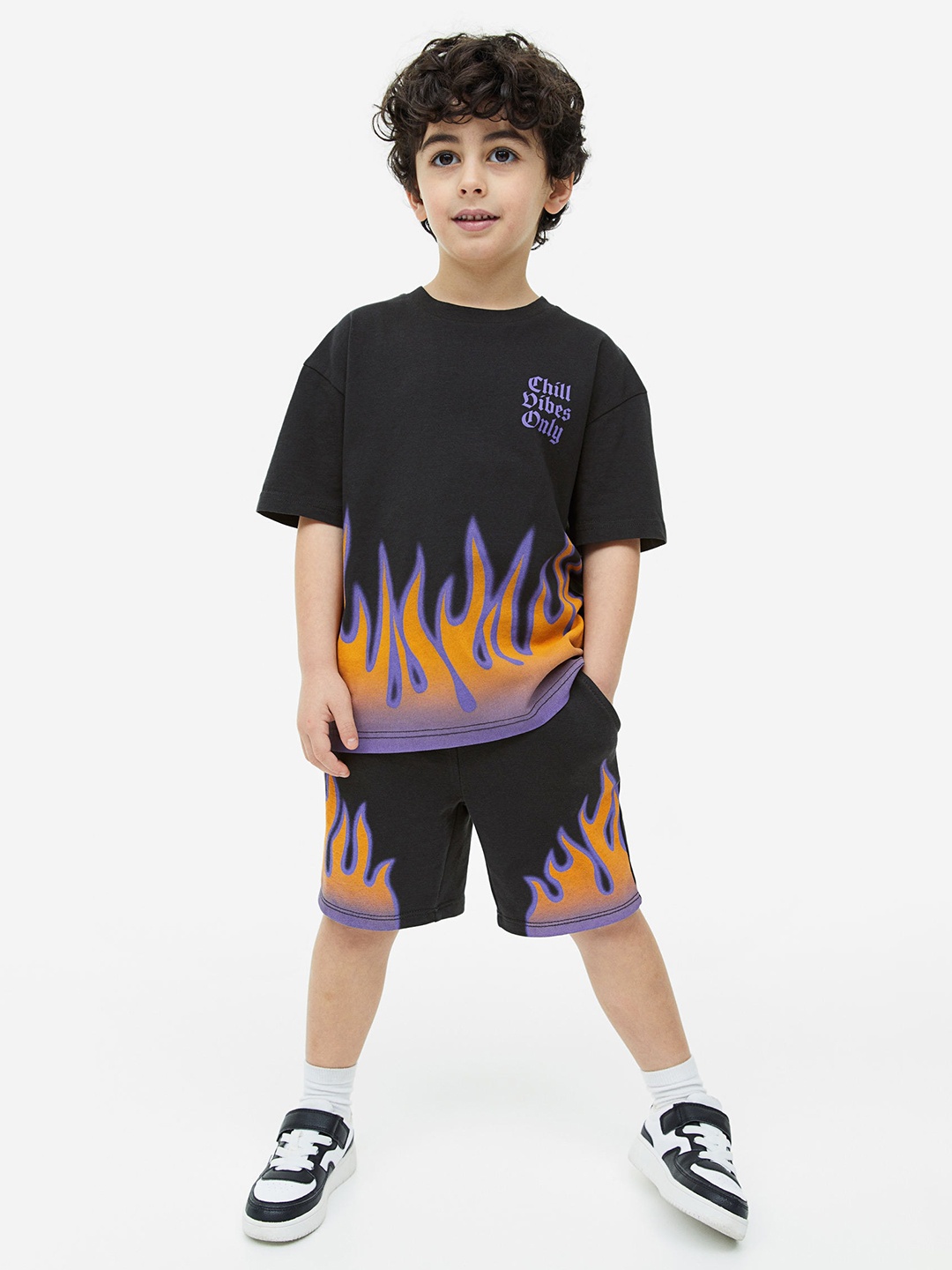 

H&M Boys Pull-On Shorts, Black