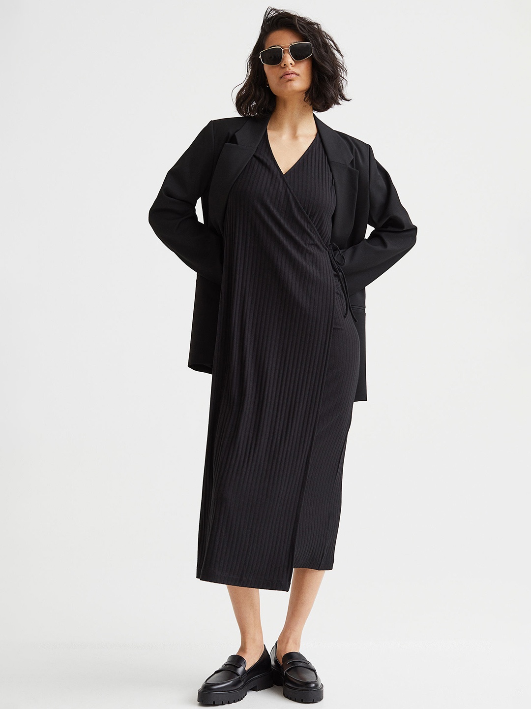 

H&M MAMA Sleeveless Nursing Dress, Black