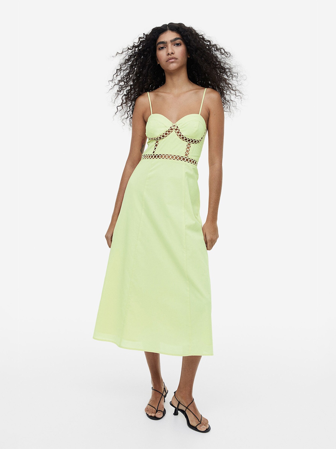 

H&M Cotton Dress, Lime green