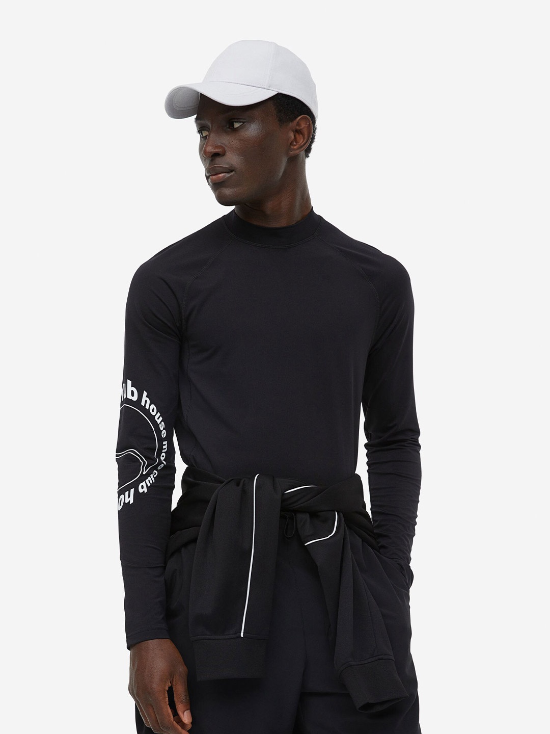 

H&M Men DryMove Sports Top, Black