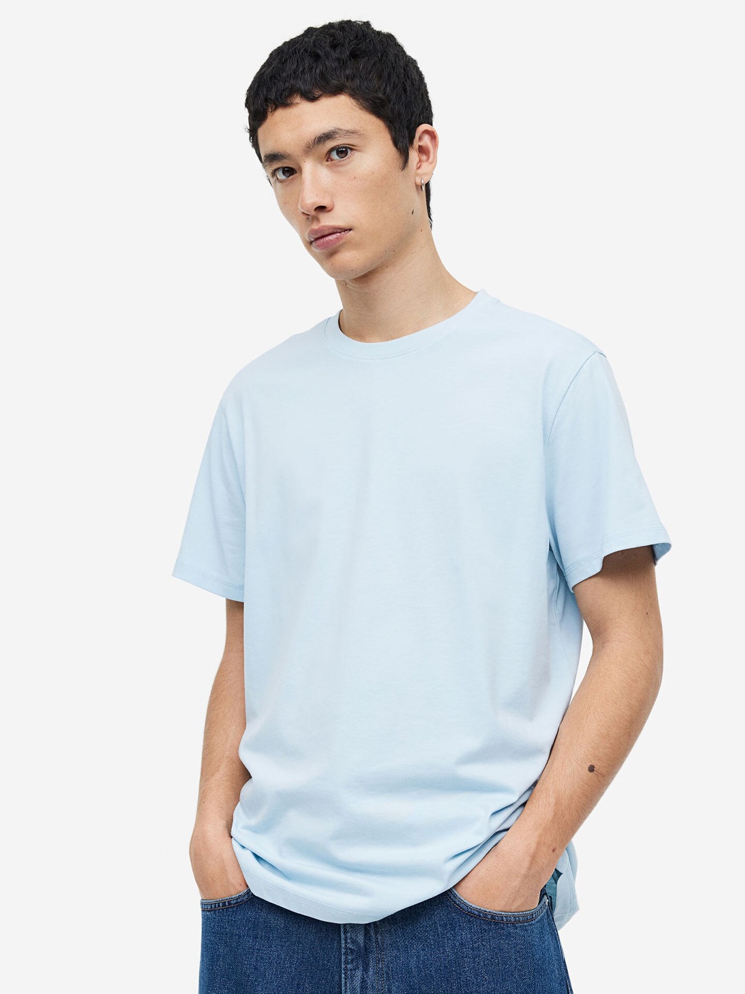 

H&M Men COOLMAX Regular Fit T-shirt, Blue