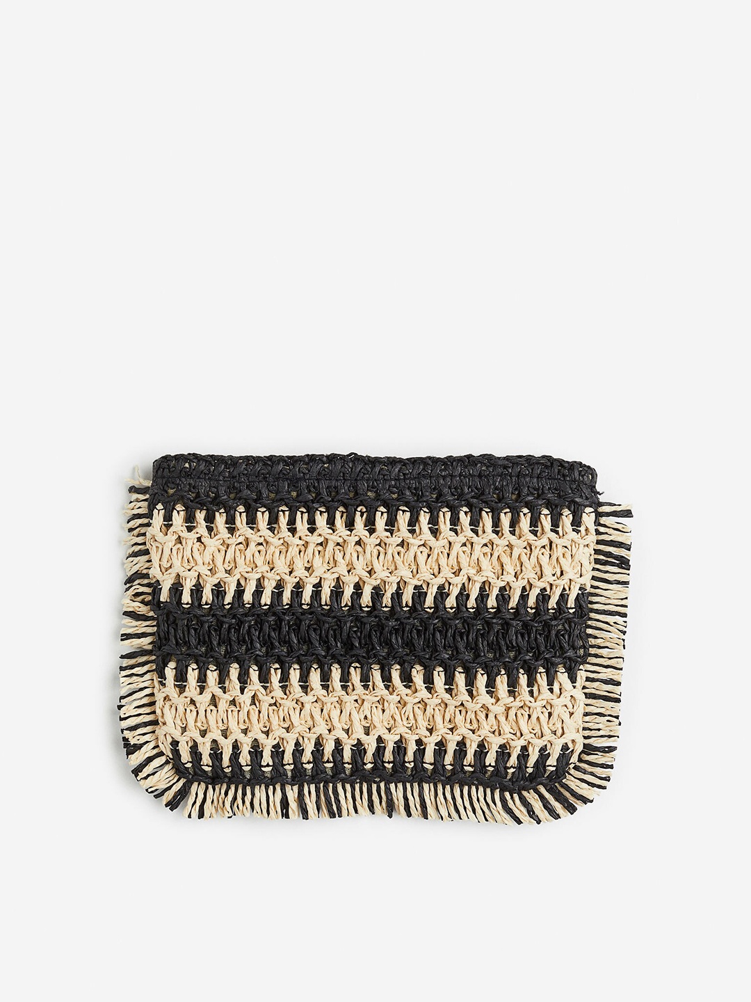 

H&M Women Straw Wallet, Black