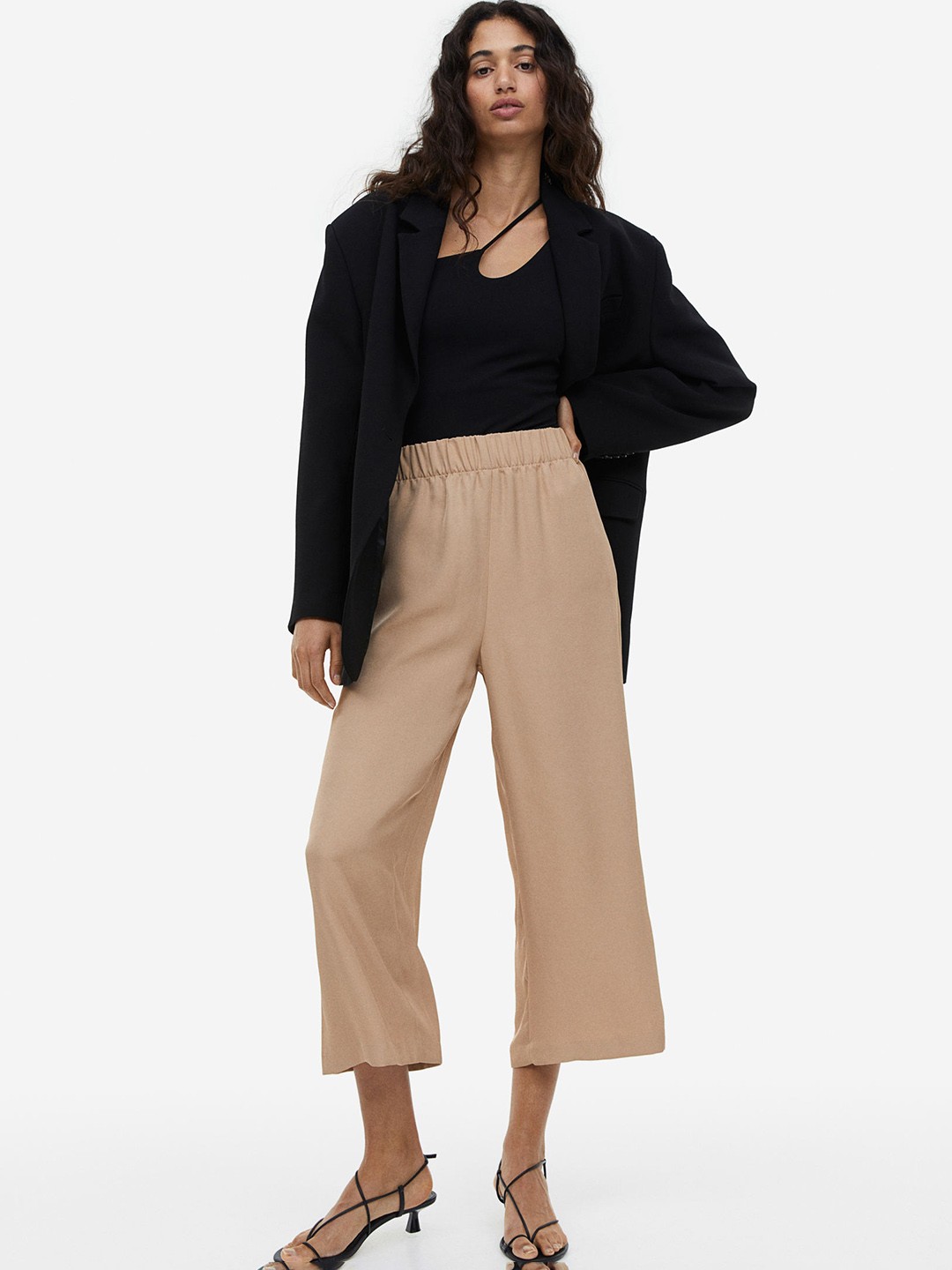 

H&M Women Culottes, Beige